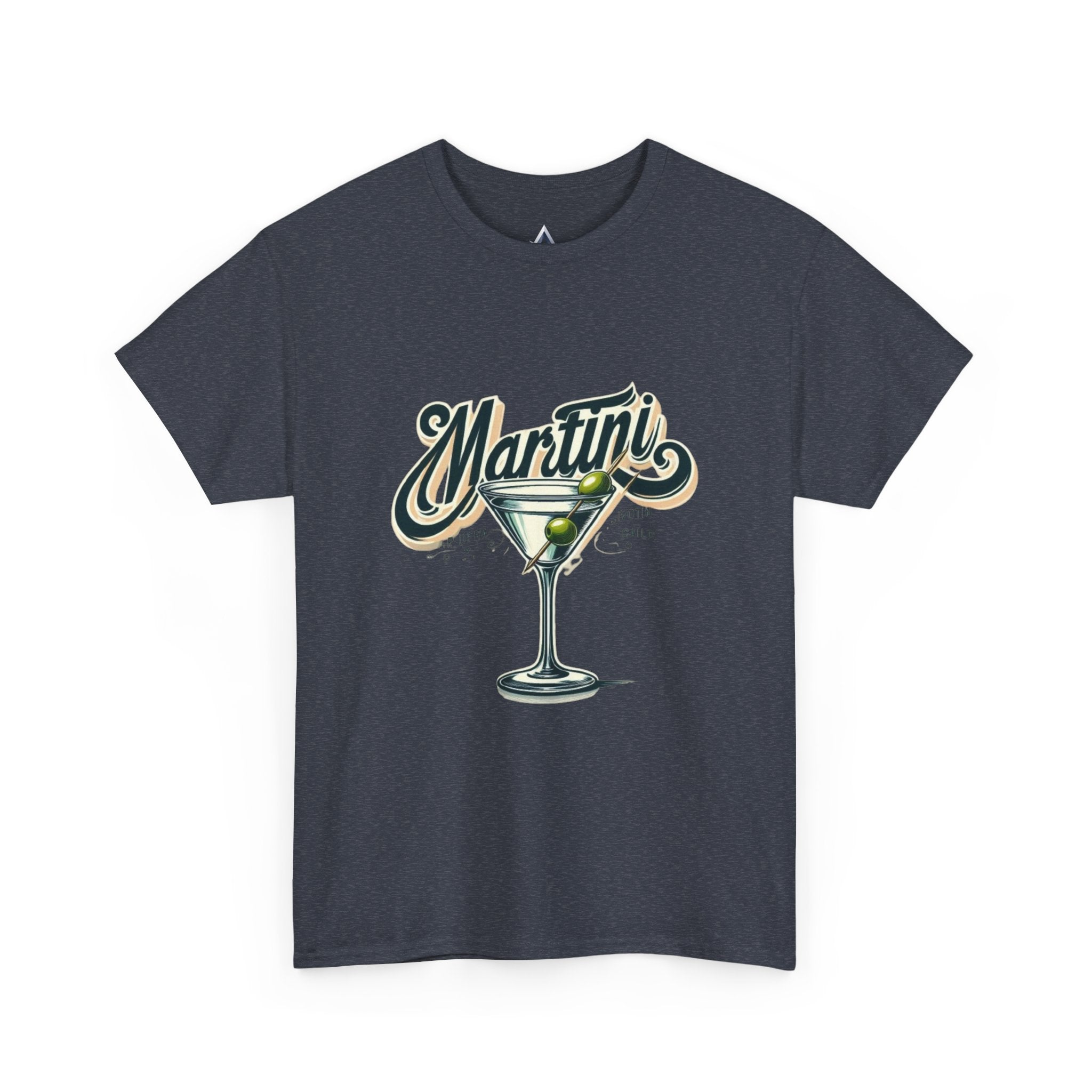 Martini Cocktail Unisex Heavy Cotton Tee