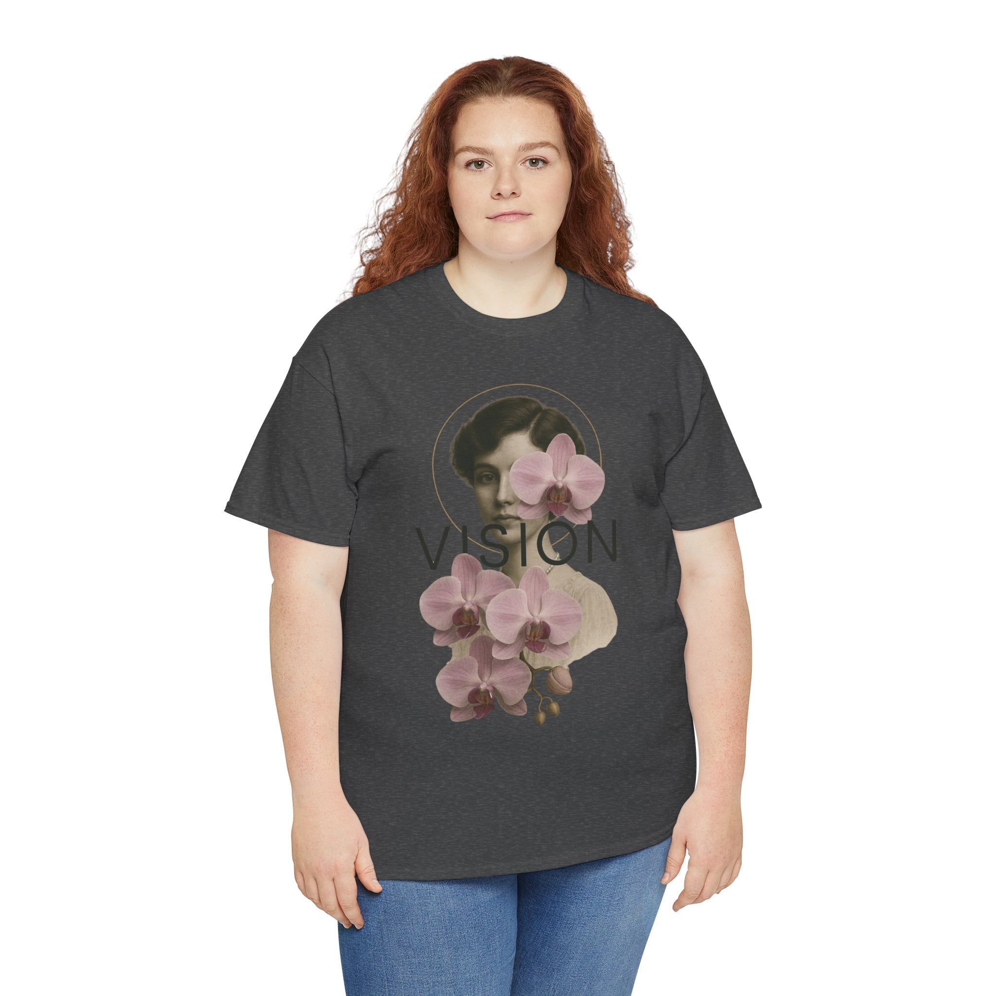 Visionary Floral Unisex Heavy Cotton Tee