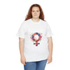 Floral Feminist Empowering Statement Heavy Cotton Custom Tee
