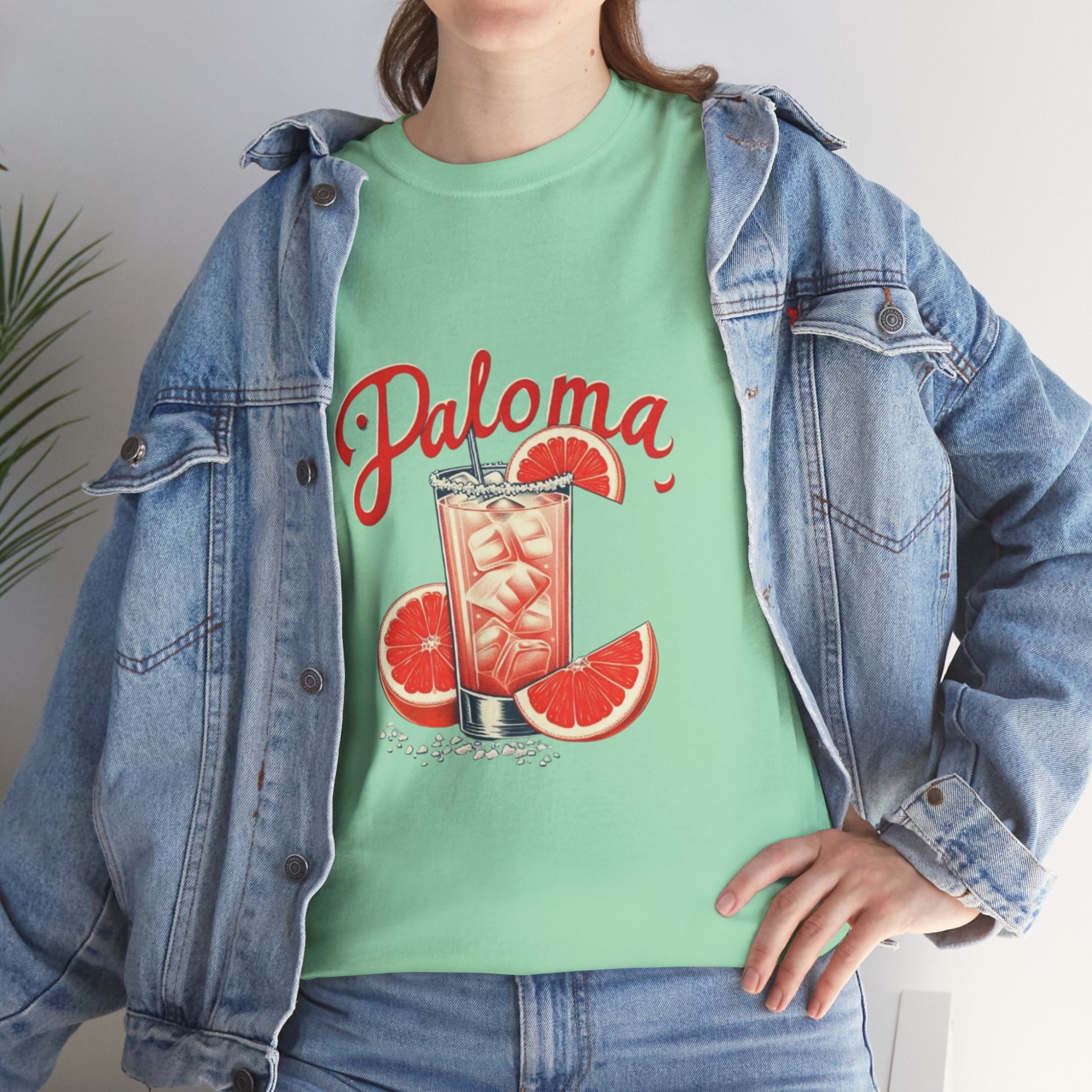 Paloma Cocktail Unisex Heavy Cotton Tee