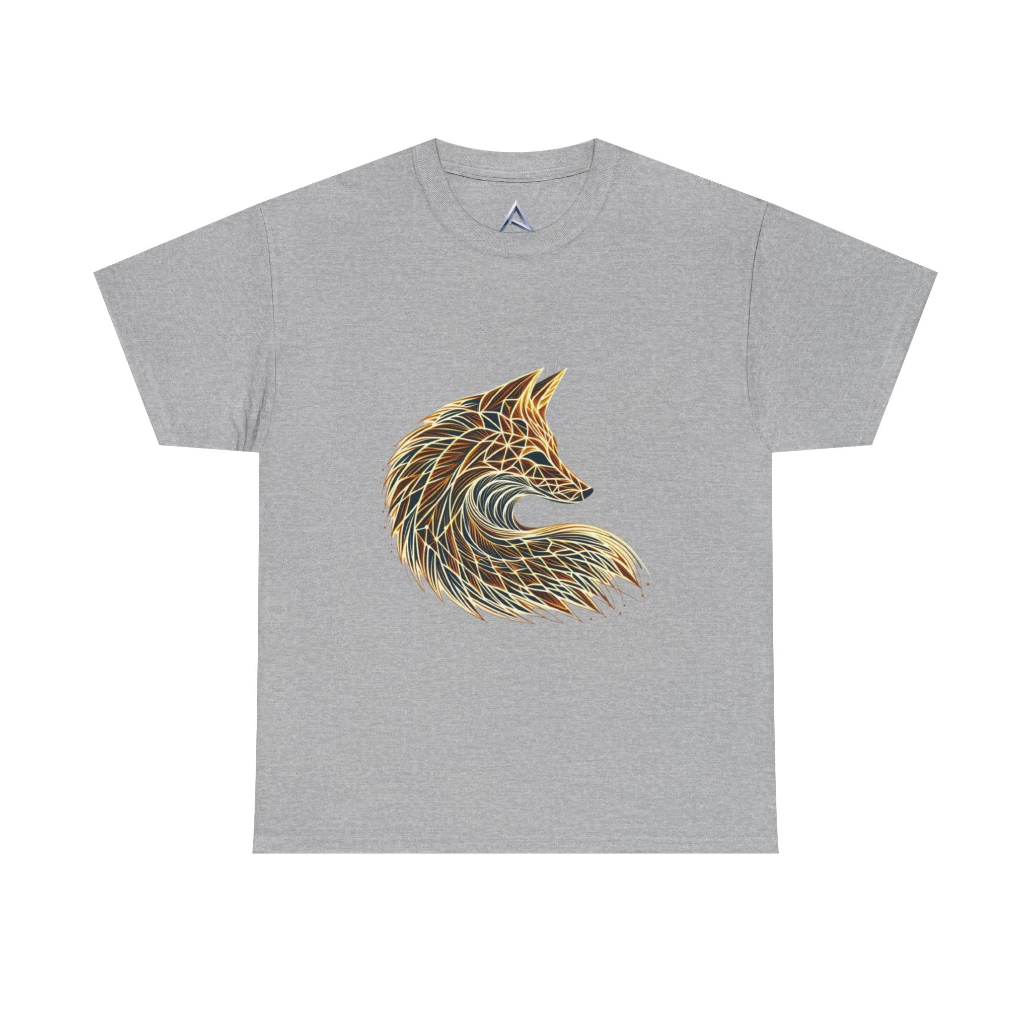 Natural Wolf Graphic Unisex Heavy Cotton Tee