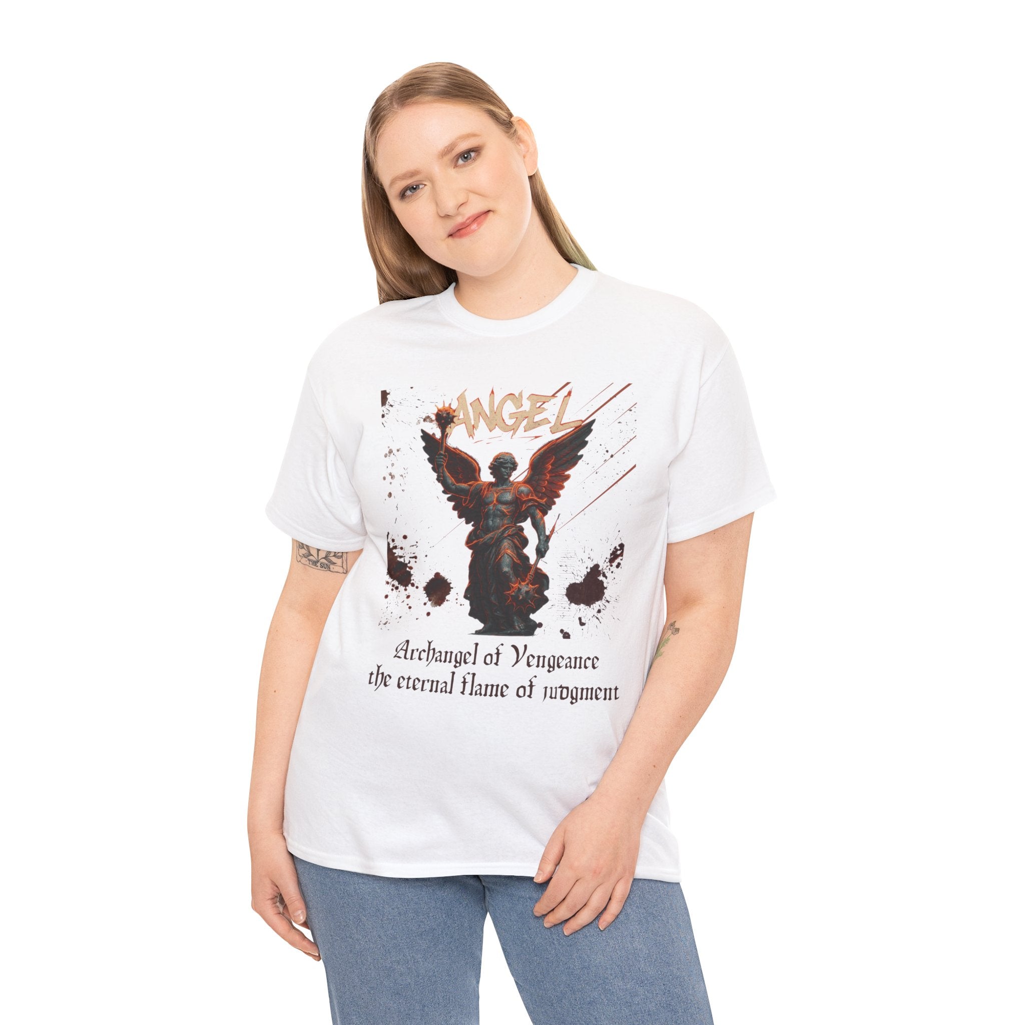 Artistic Angel Graphic Unisex Heavy Cotton Tee