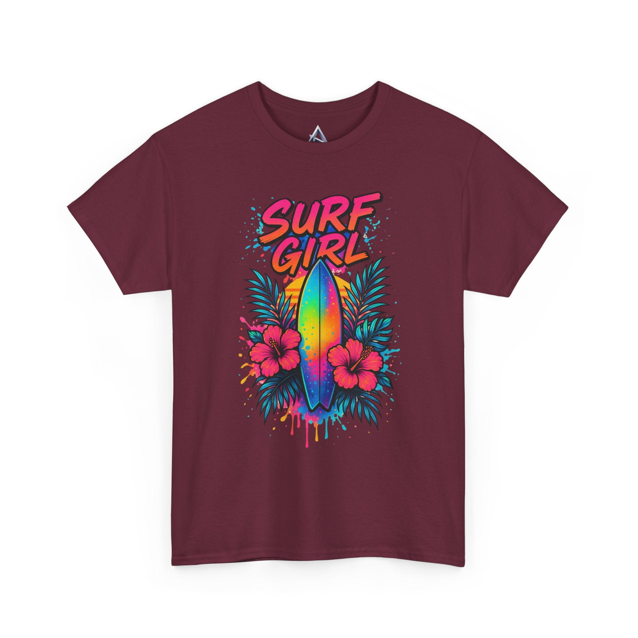 Surf Girl Vintage Heavy Cotton Tee