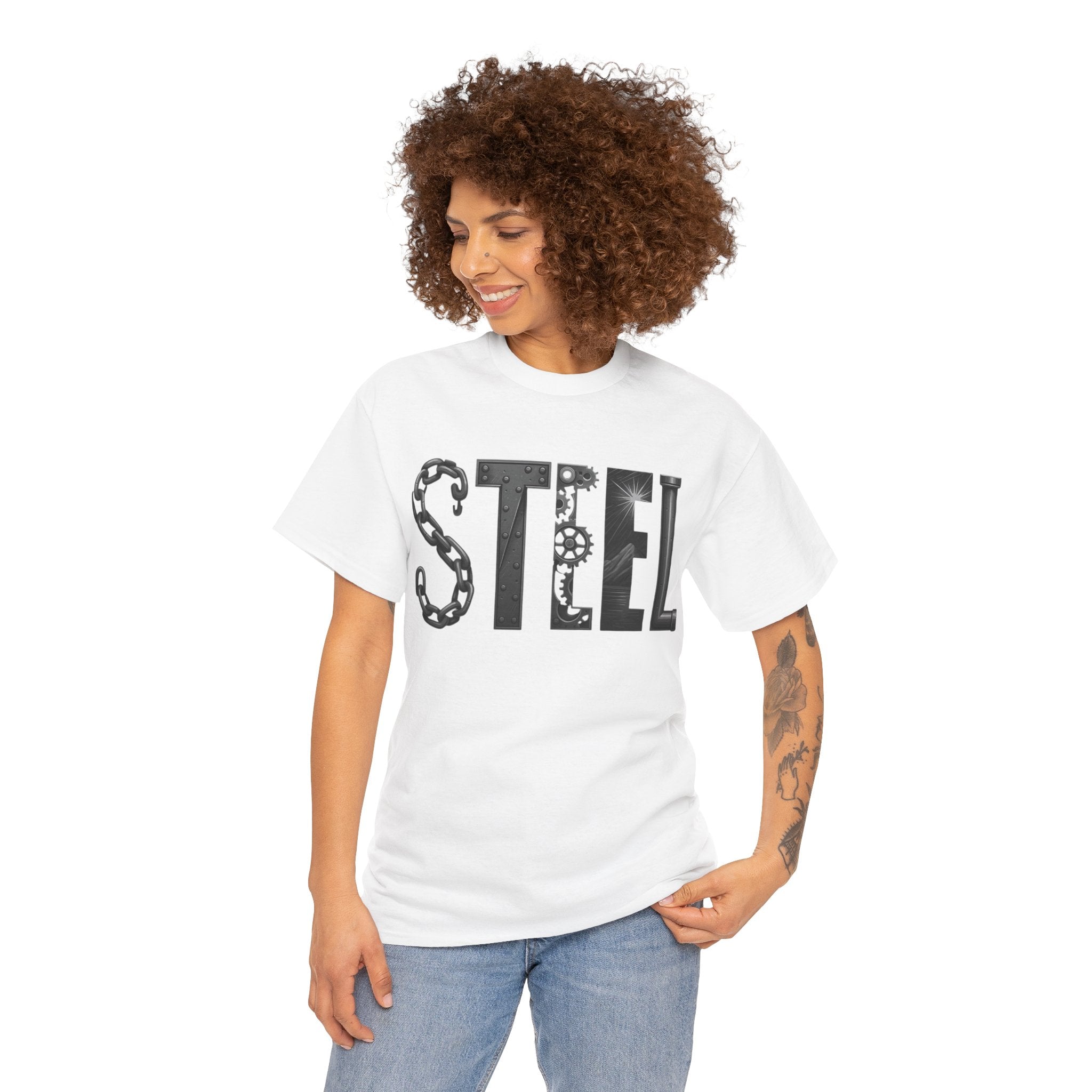 Steel Graphic Unisex Heavy Cotton Tee