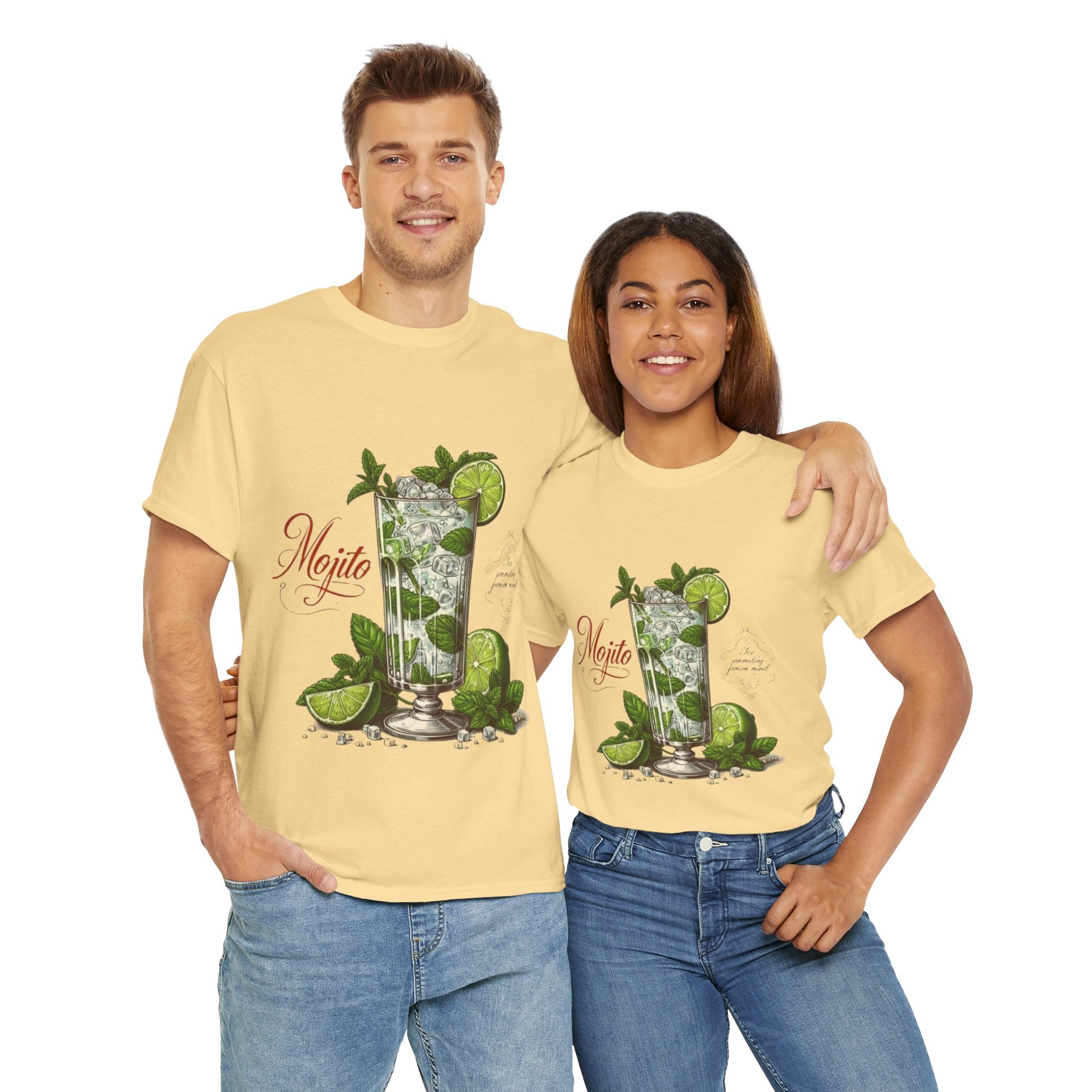 Mojito Cocktail Unisex Heavy Cotton Tee