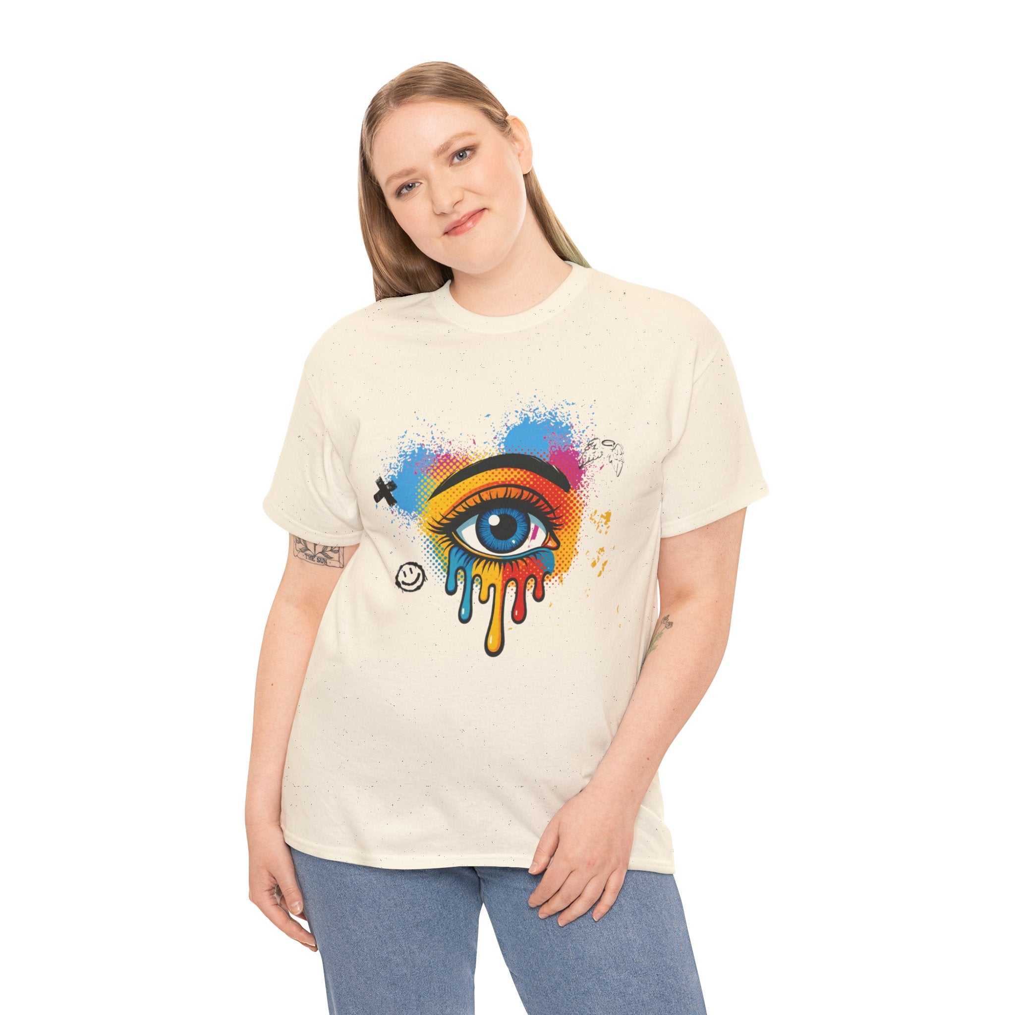 Artistic Eye Tee, Unisex Heavy Cotton T-Shirt