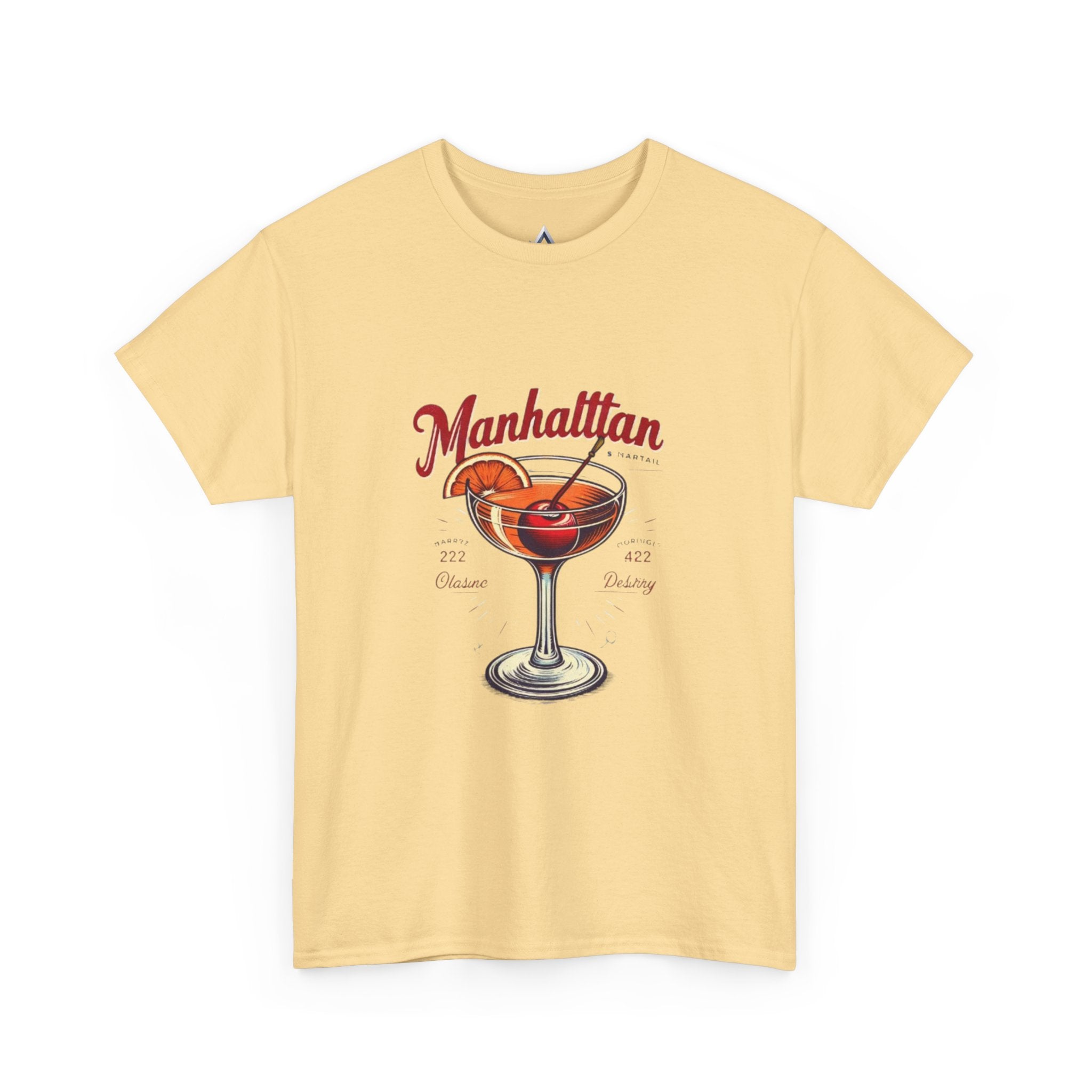 Manhattan Cocktail Unisex Heavy Cotton Tee