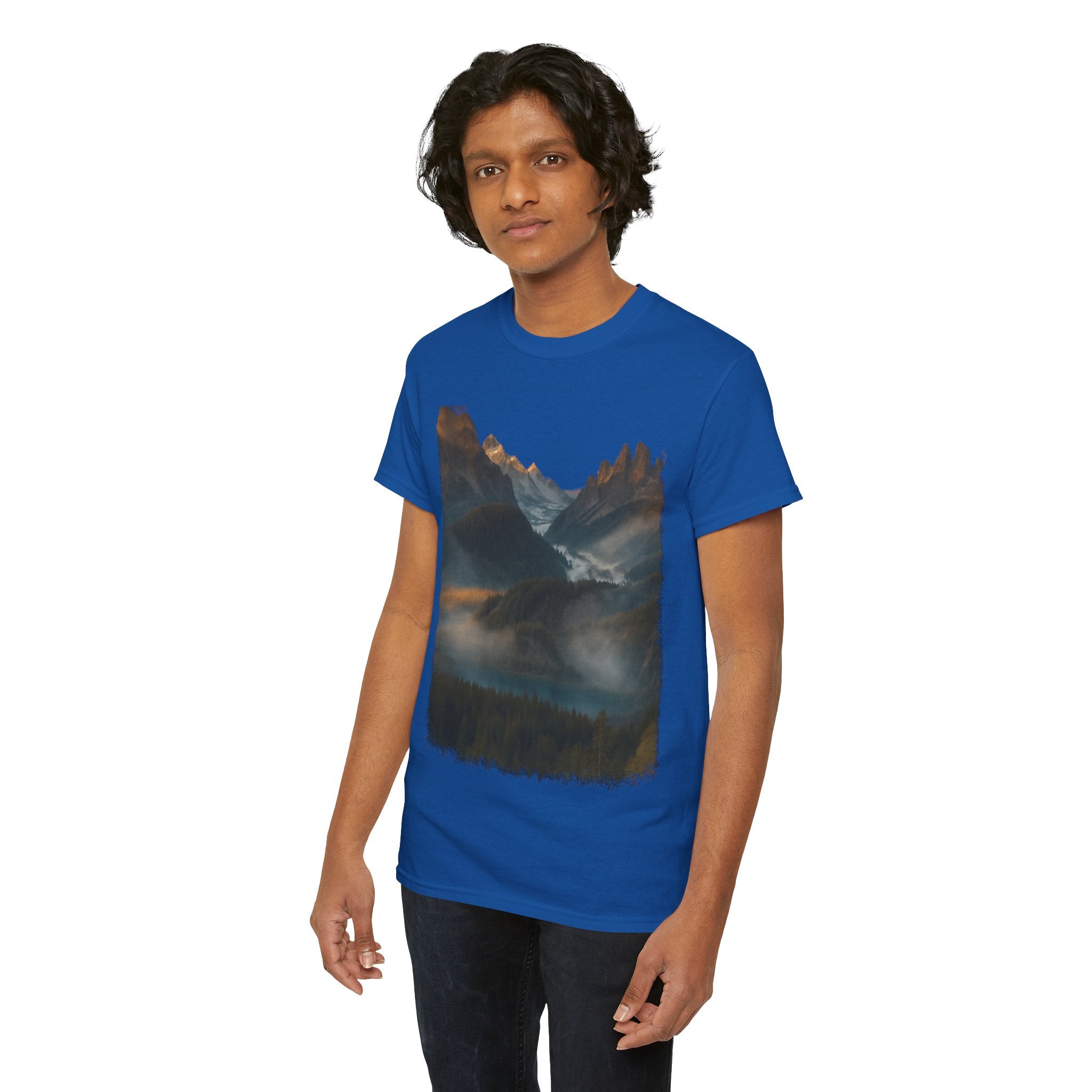 Nature-Inspired Unisex Heavy Cotton Tee, Outdoor, Adventure, Casual Wear, Gift for Nature Lovers, Hiking Merchandise