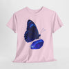 Blue Butterfly Graphic Heavy Cotton Tee