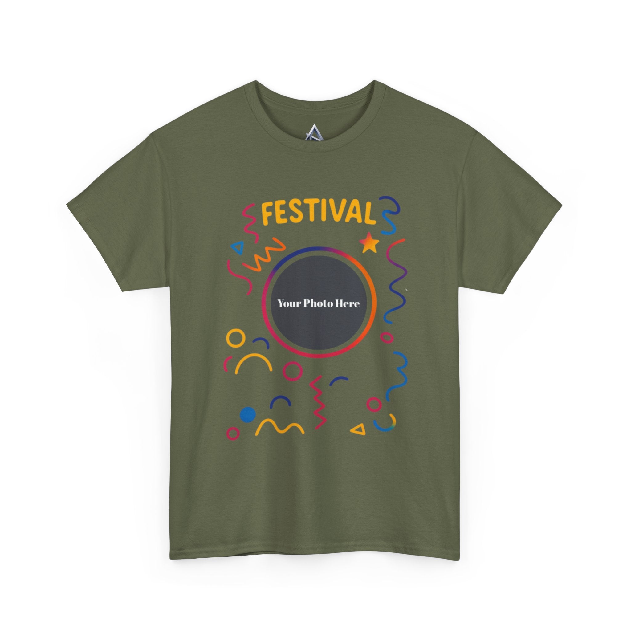 Festival Custom Photo Heavy Cotton Tee
