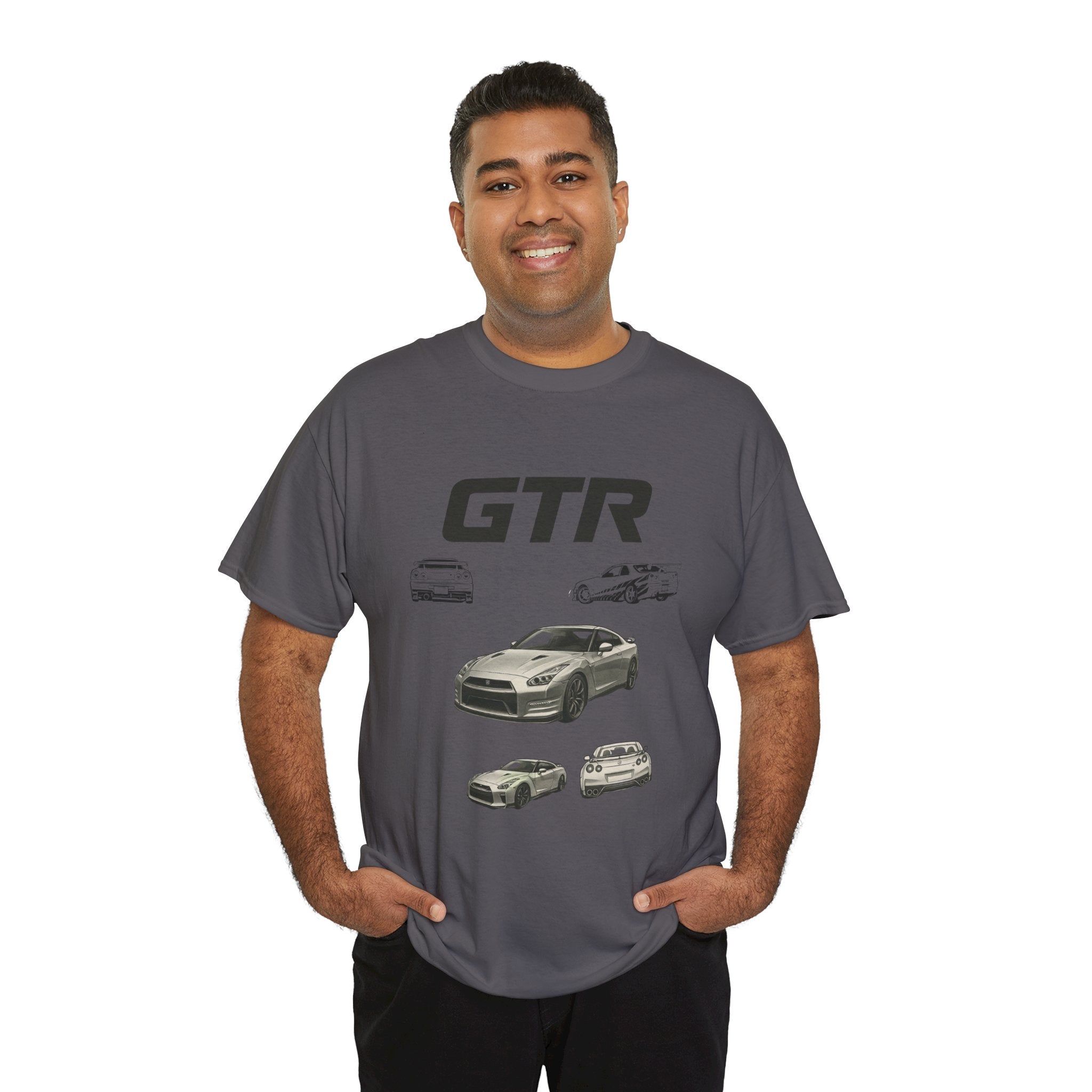 GTR Car Enthusiast Graphic Heavy Cotton Tee