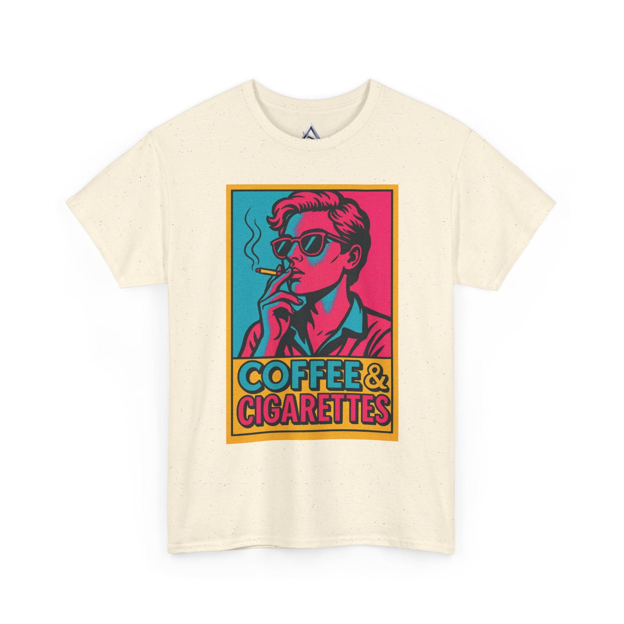 Coffee & Cigarettes Vintage Unisex Heavy Cotton Tee