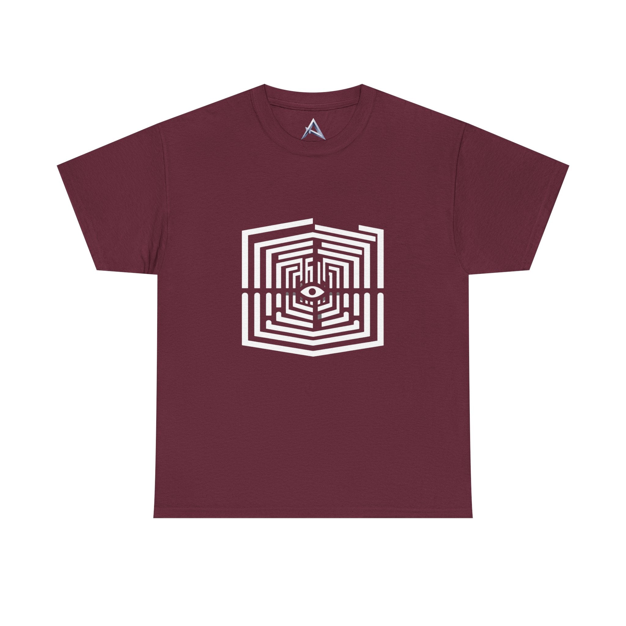 Geometric Maze Heavy Cotton Tee
