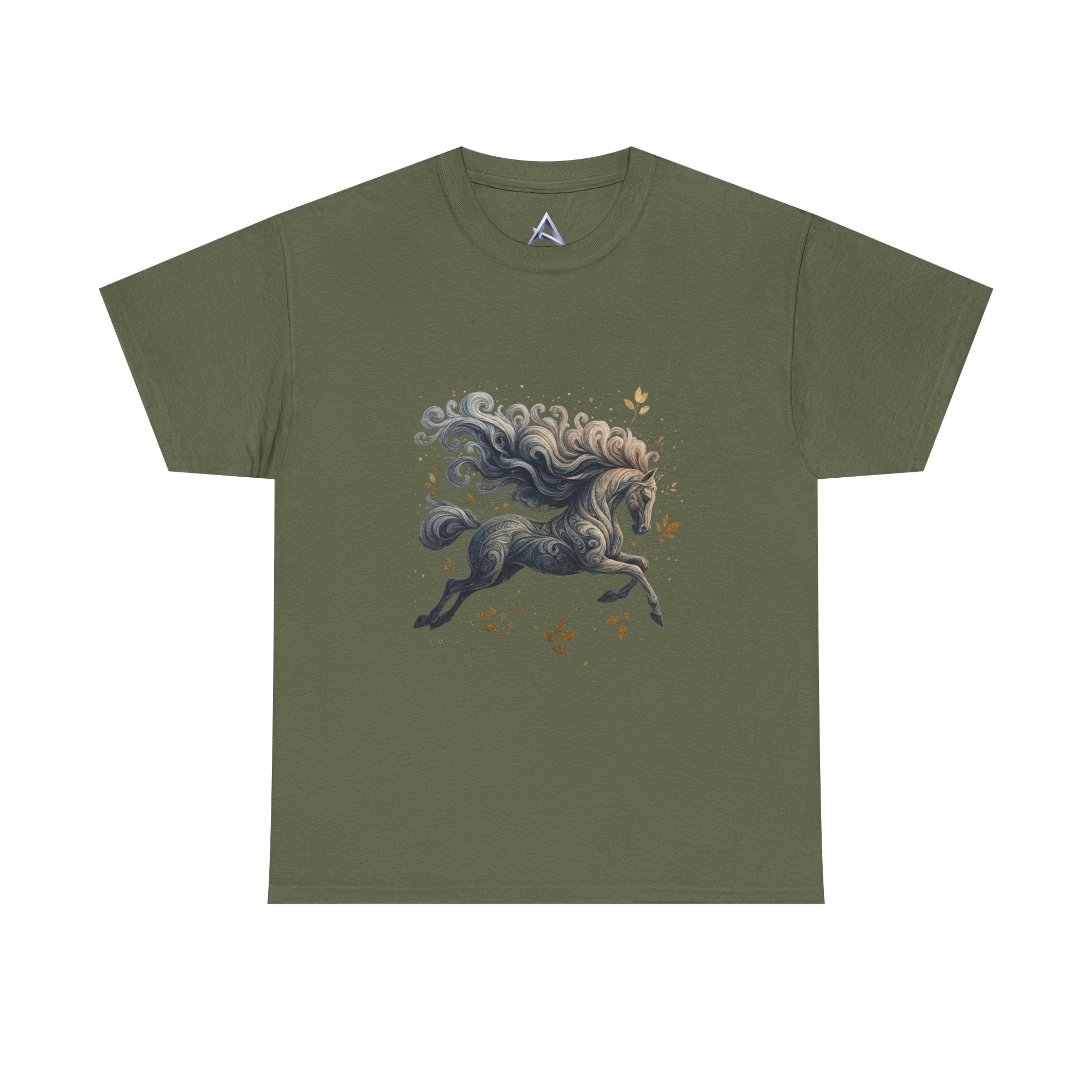 Majestic Horse Graphic Heavy Cotton Tee