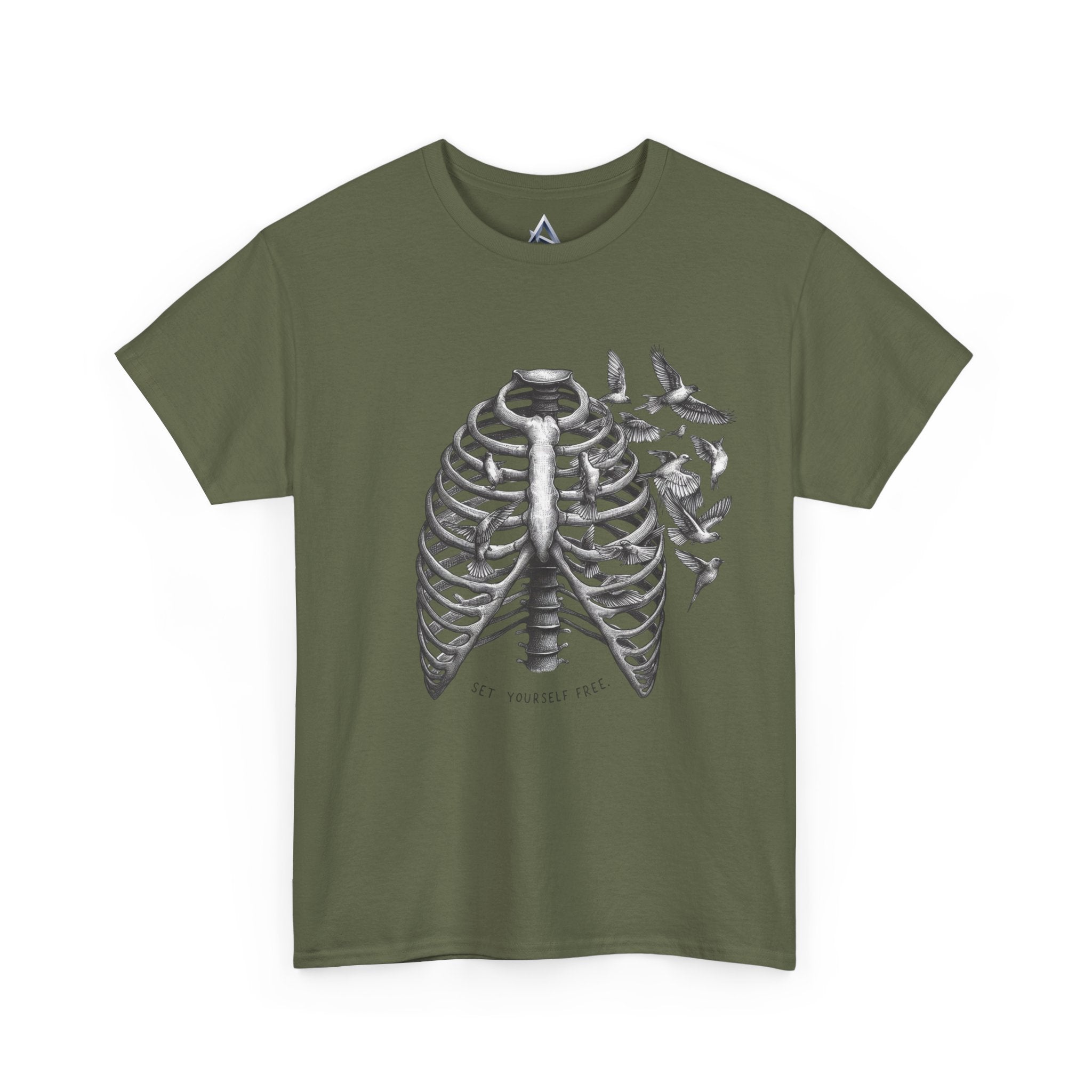 Botanical Lungs Unisex Heavy Cotton Tee