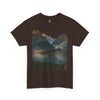 Nature-Inspired Unisex Heavy Cotton Tee, Outdoor, Adventure, Casual Wear, Gift for Nature Lovers, Hiking Merchandise