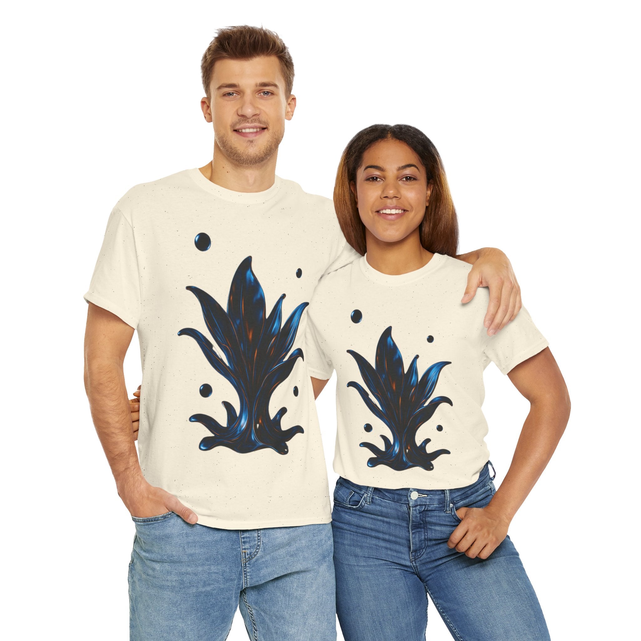 Plant-Inspired Graphic Unisex Heavy Cotton Tee