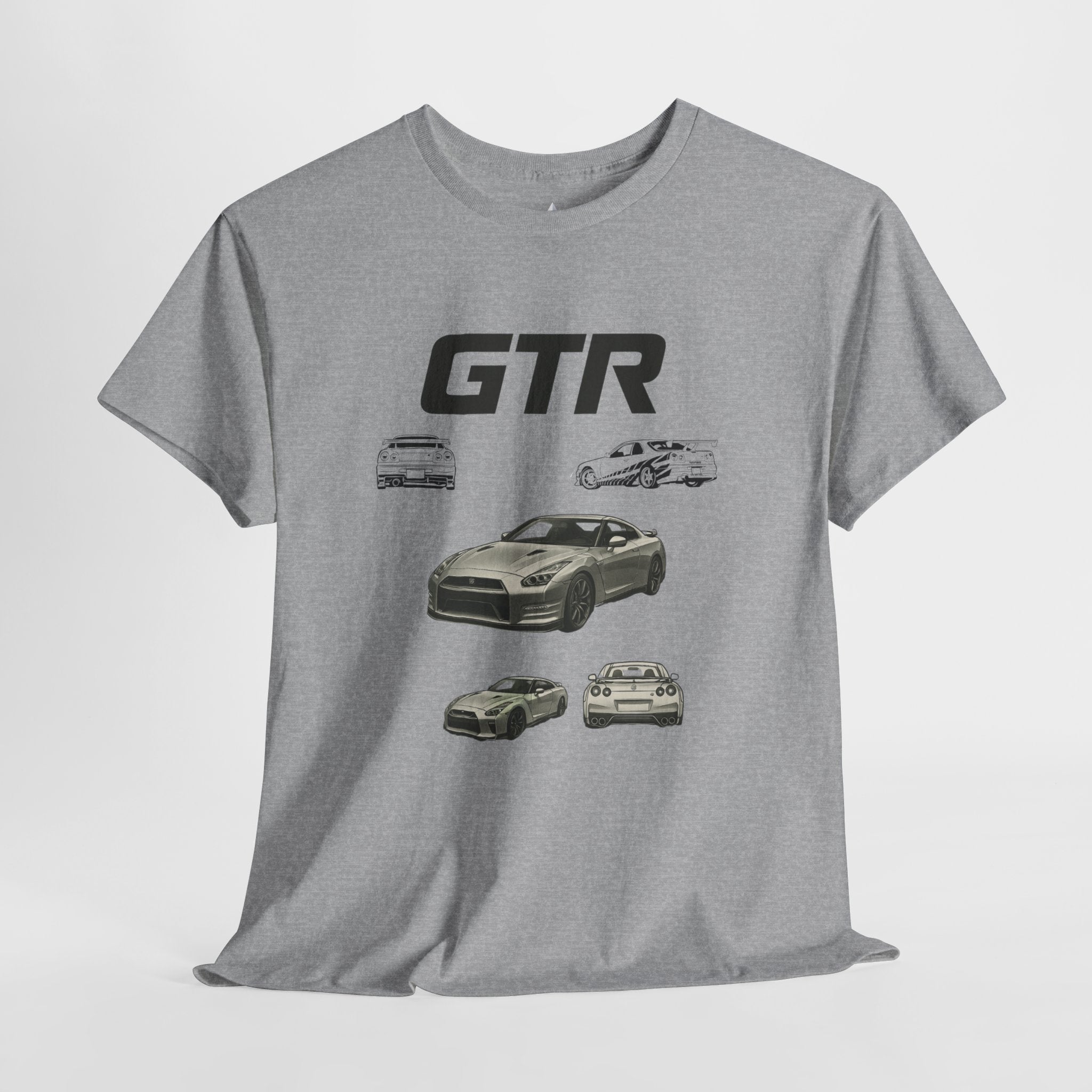 GTR Car Enthusiast Graphic Heavy Cotton Tee
