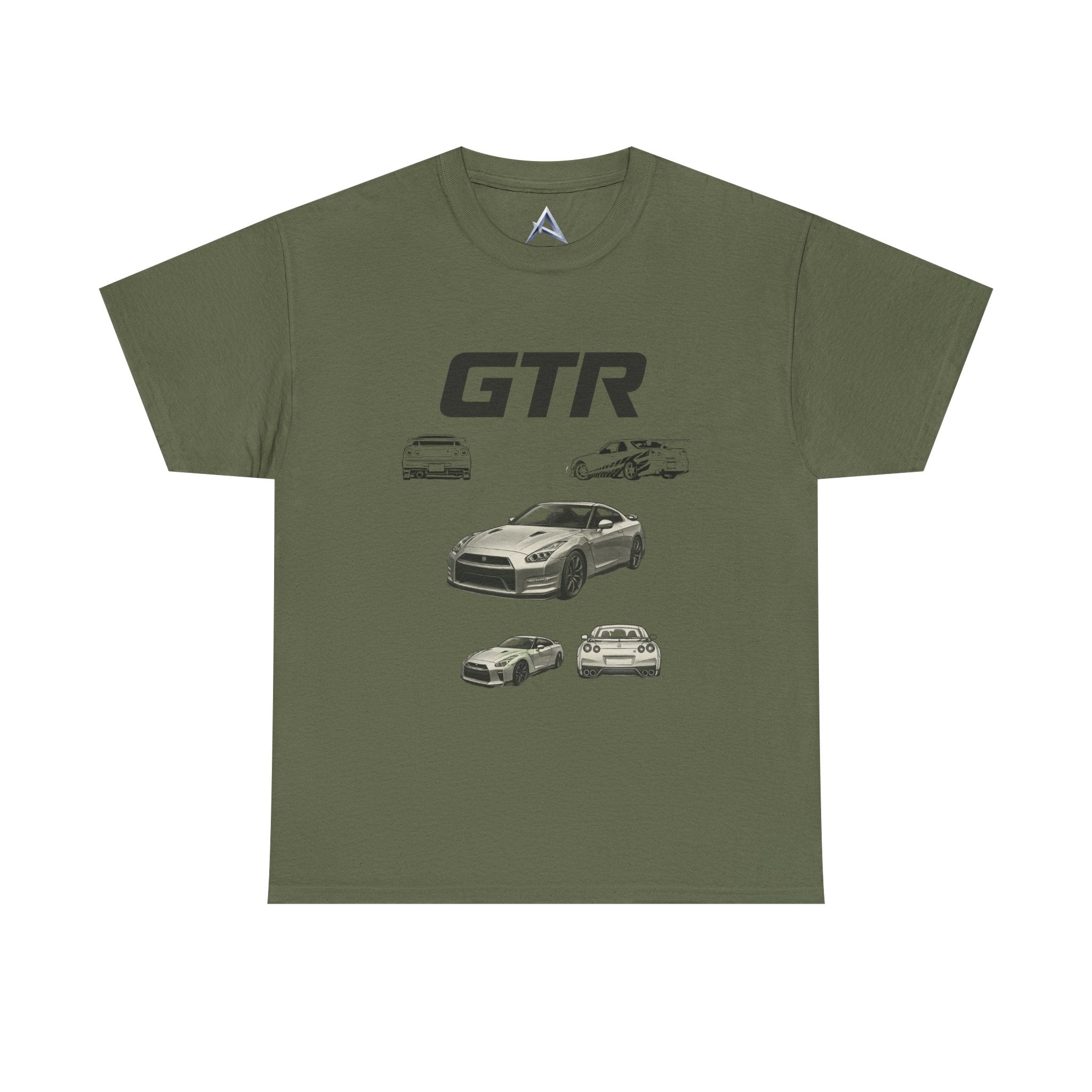 GTR Car Enthusiast Graphic Heavy Cotton Tee