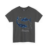 Pisces Zodiac Astrology Unisex Heavy Cotton Tee