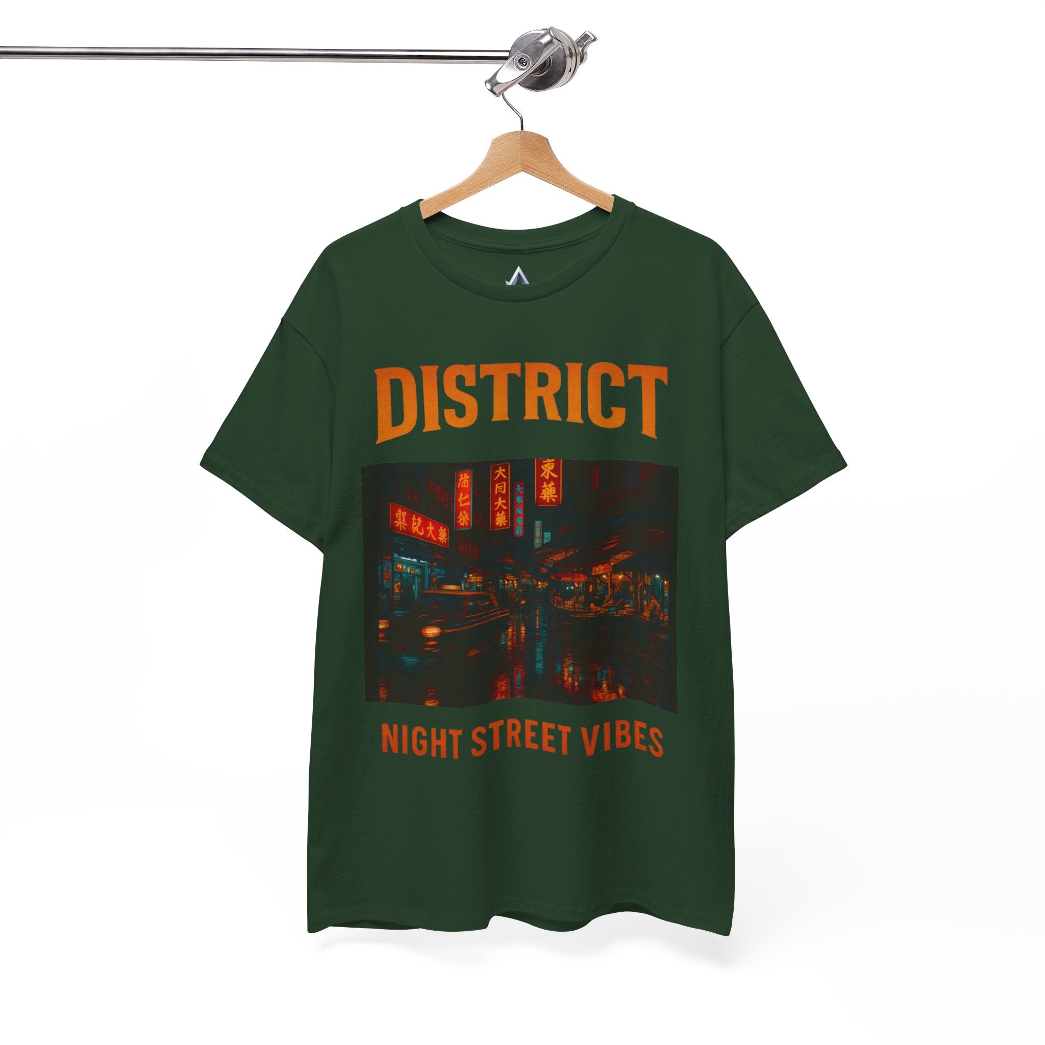 District Night Street Vibes Unisex Heavy Cotton Tee