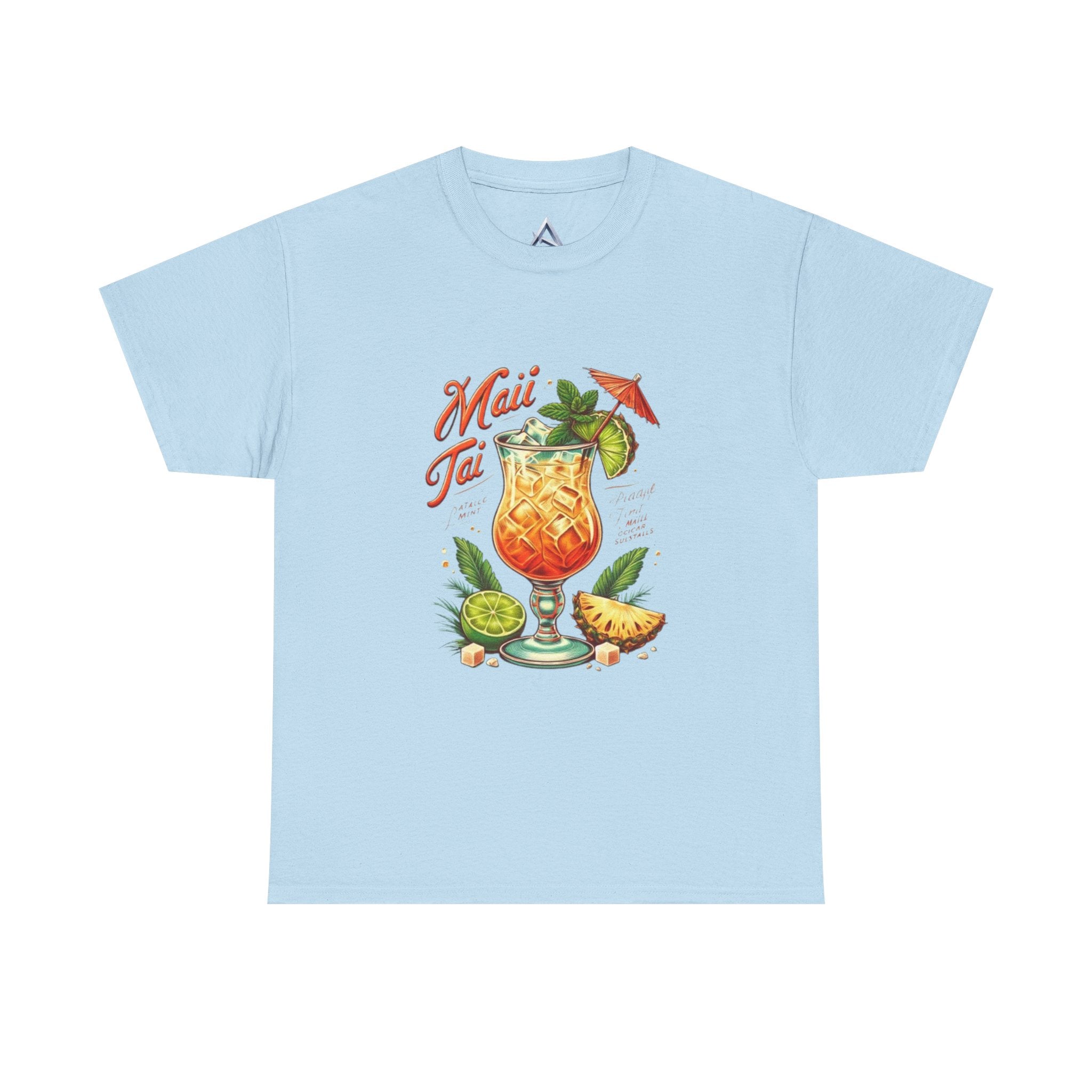 Maui Tai Cocktail Unisex Heavy Cotton Tee