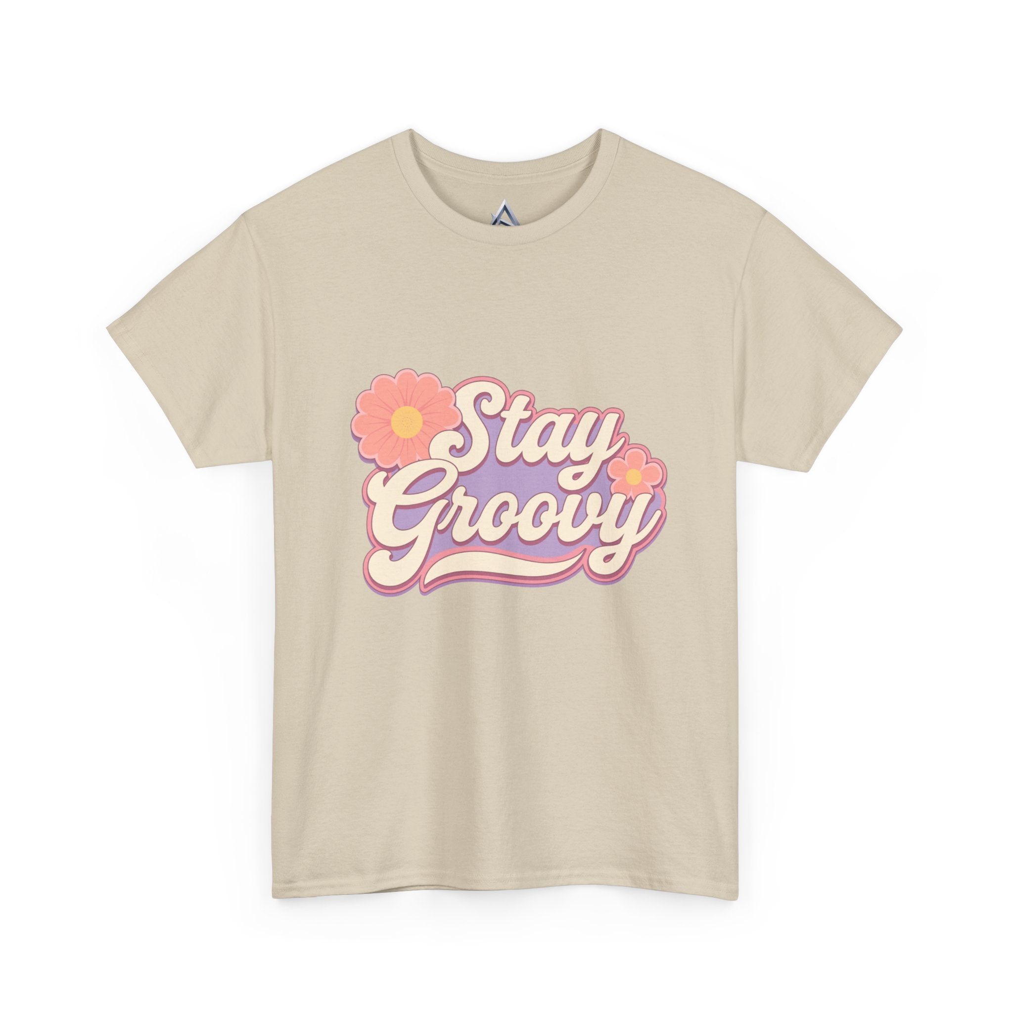 Stay Groovy Retro Unisex Heavy Cotton Tee