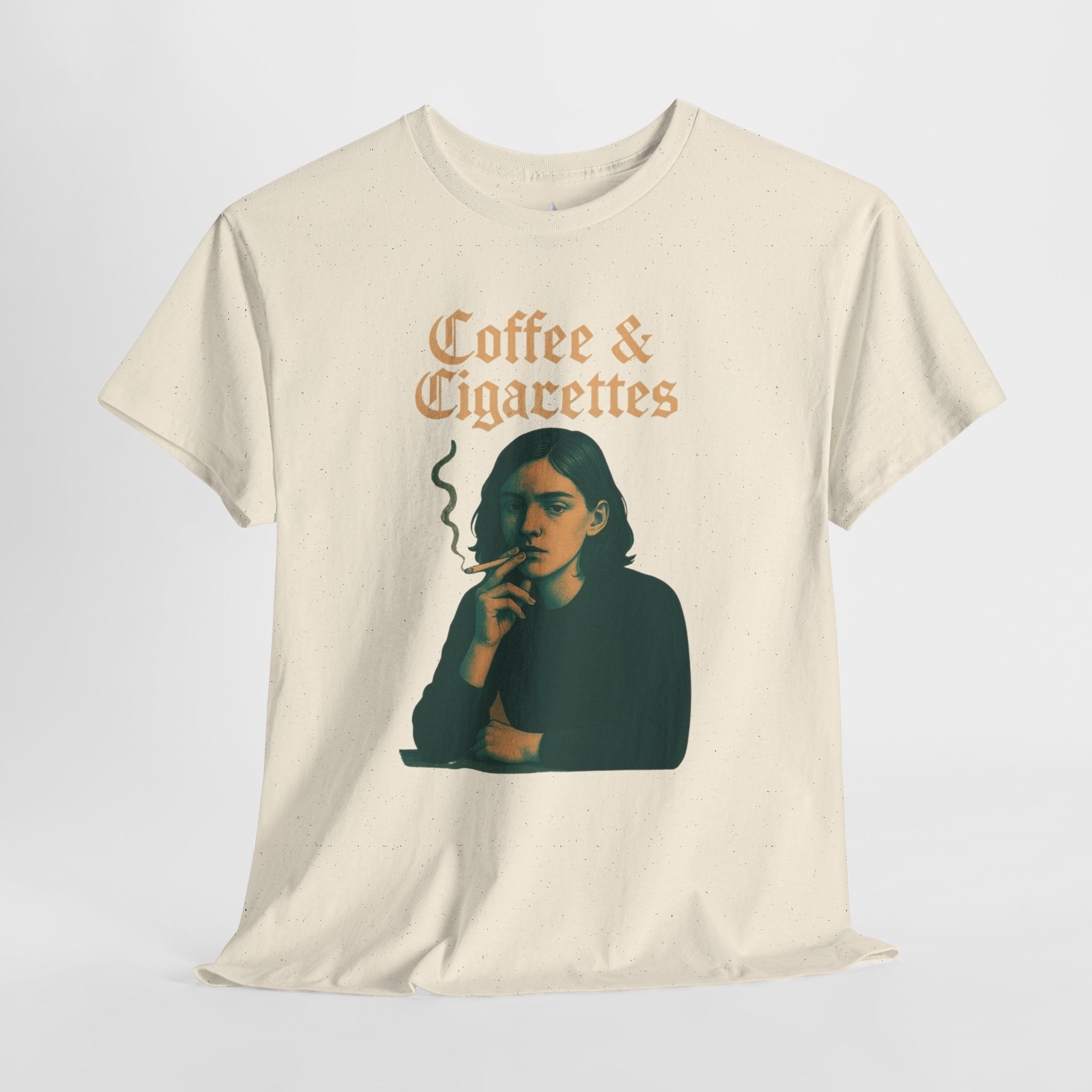 Chic Coffee & Cigarettes Heavy Cotton Tee