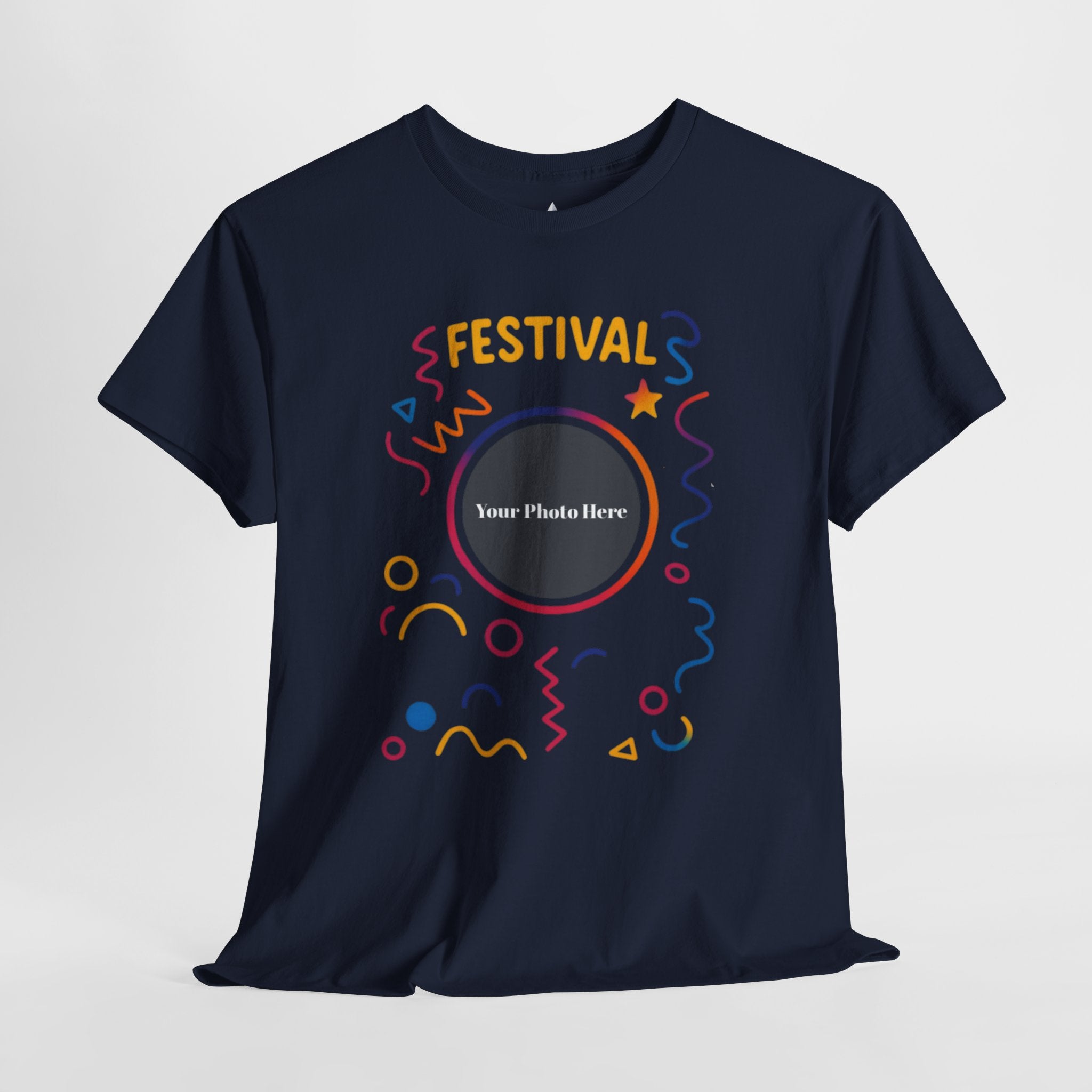 Festival Custom Photo Heavy Cotton Tee