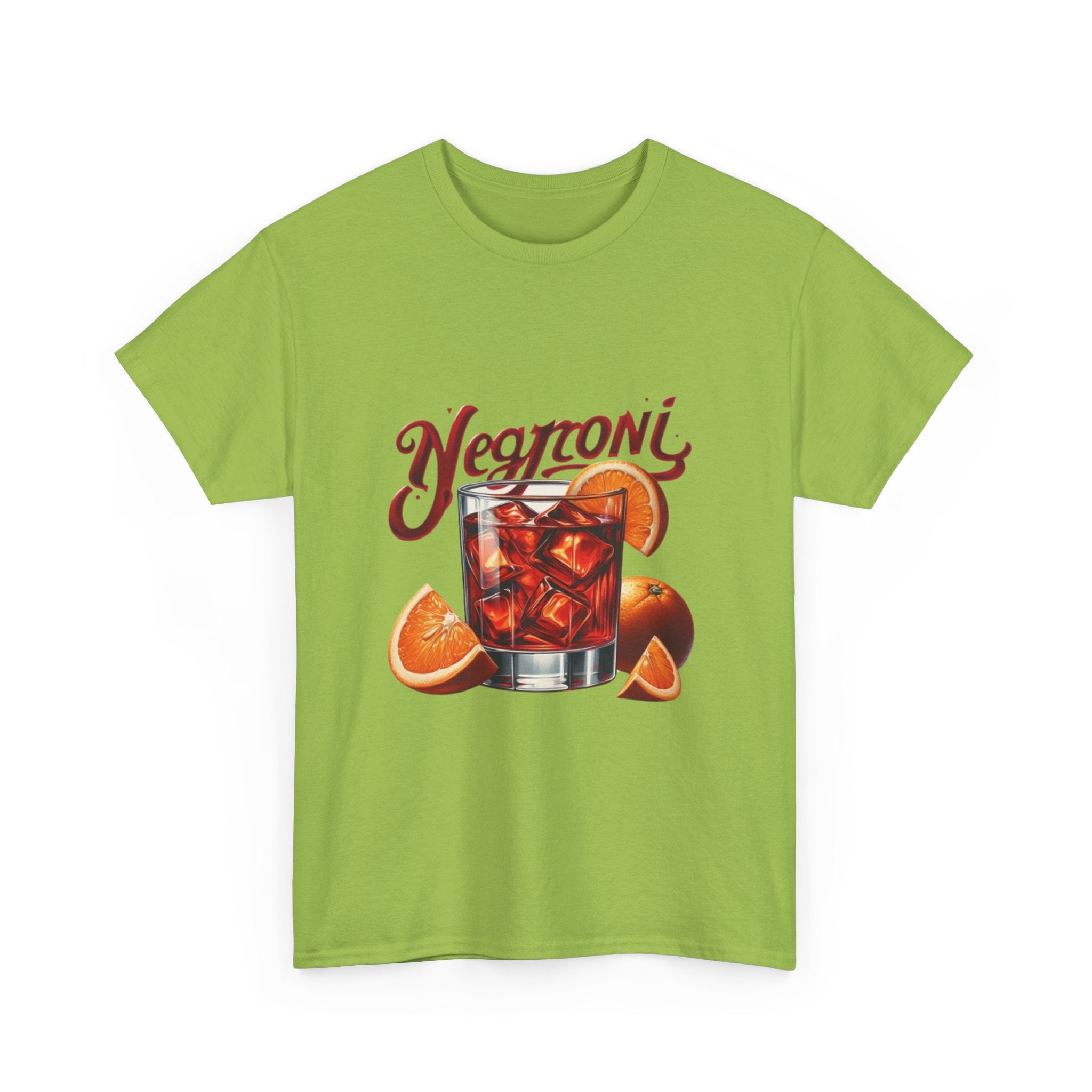 Negroni Cocktail Unisex Heavy Cotton Tee