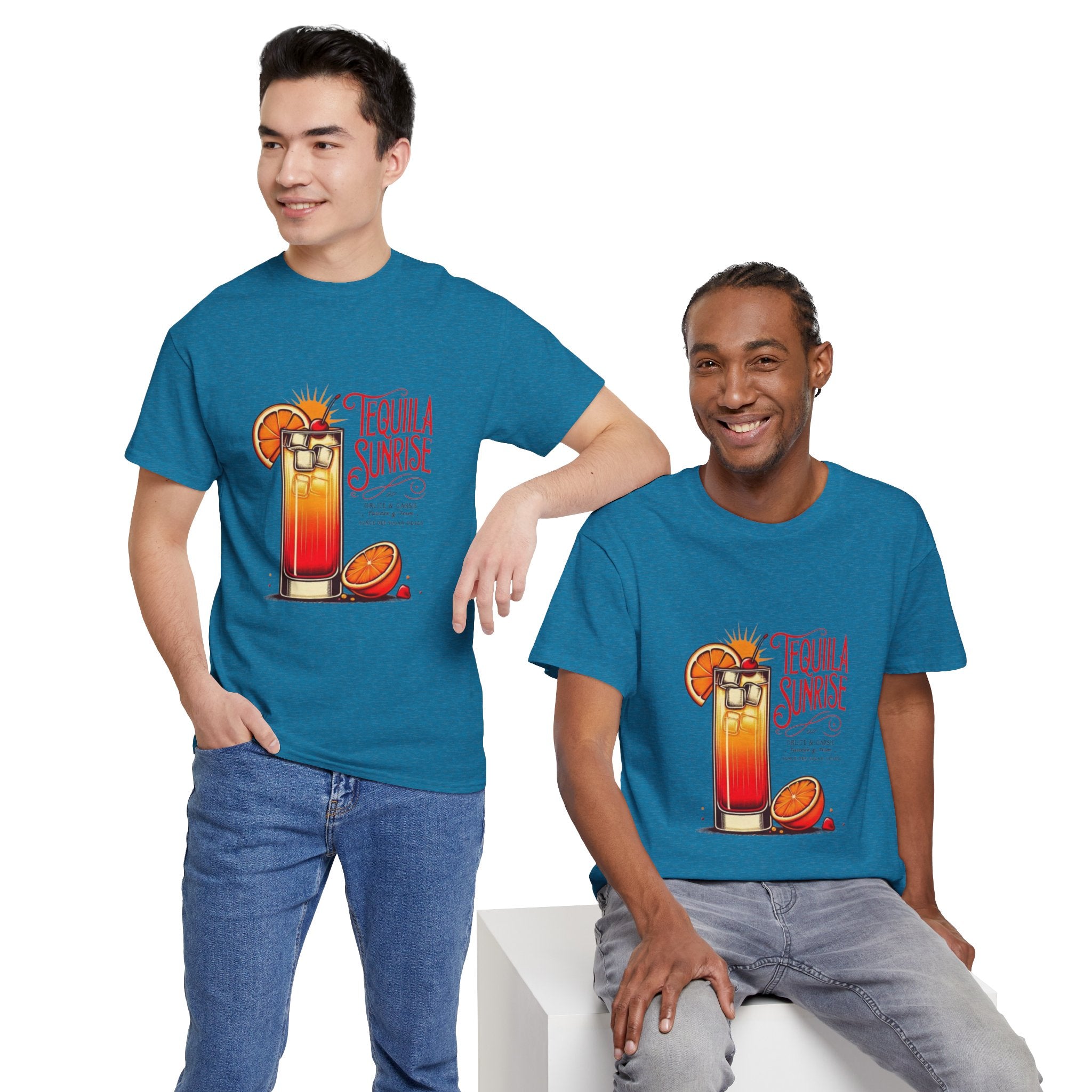 Tequila Cocktail Unisex Heavy Cotton Tee