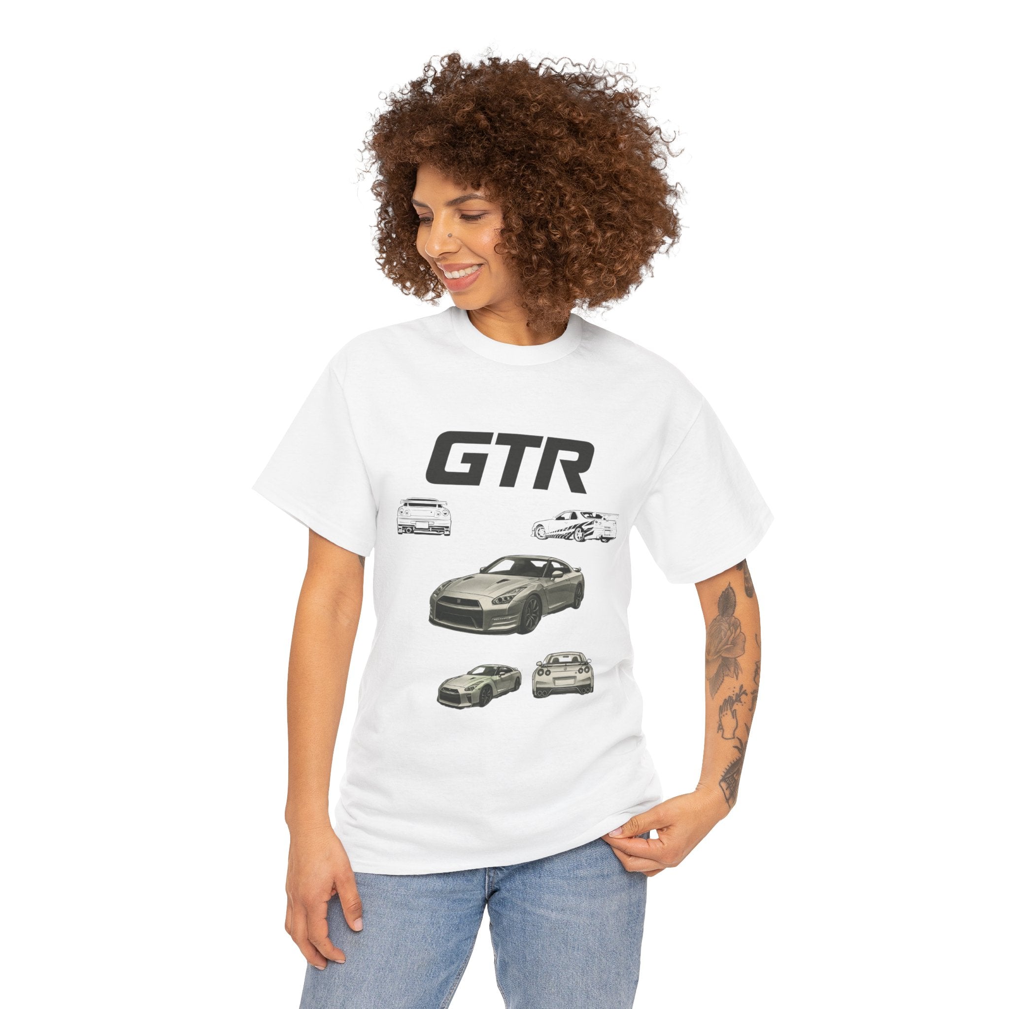 GTR Car Enthusiast Graphic Heavy Cotton Tee
