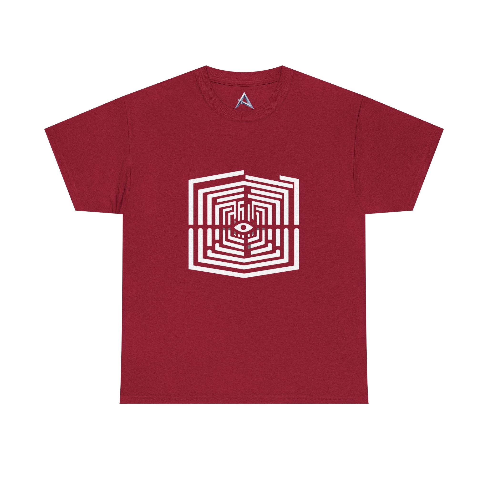 Geometric Maze Heavy Cotton Tee