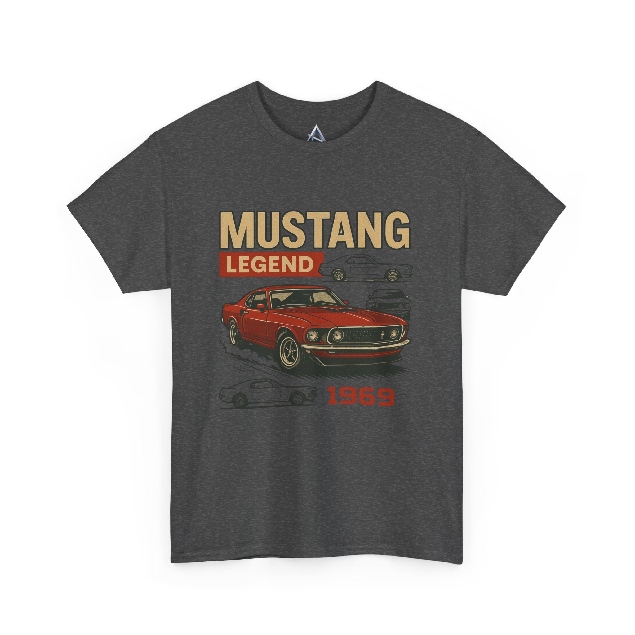 1969 Mustang Legend Unisex Heavy Cotton Tee