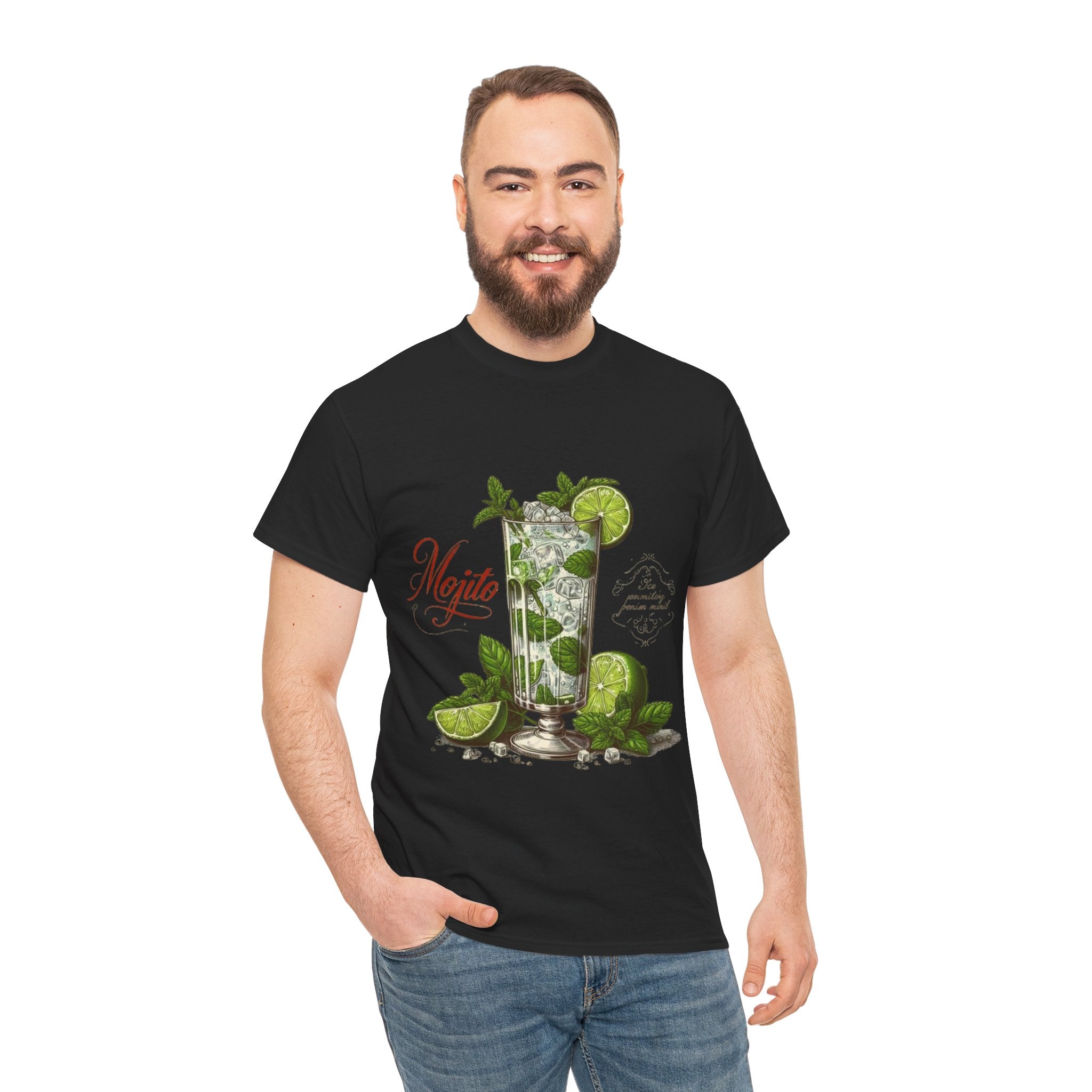 Mojito Cocktail Unisex Heavy Cotton Tee