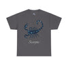 Scorpio Astrology Unisex Heavy Cotton Tee