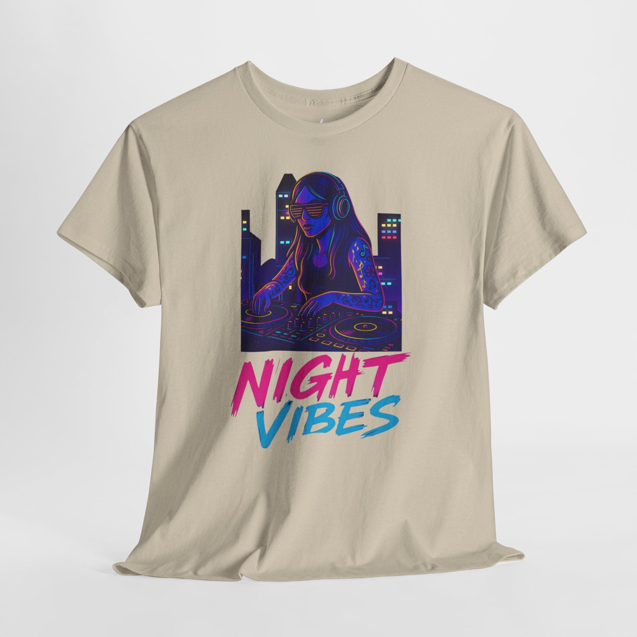 Night Vibes Unisex Heavy Cotton Tee