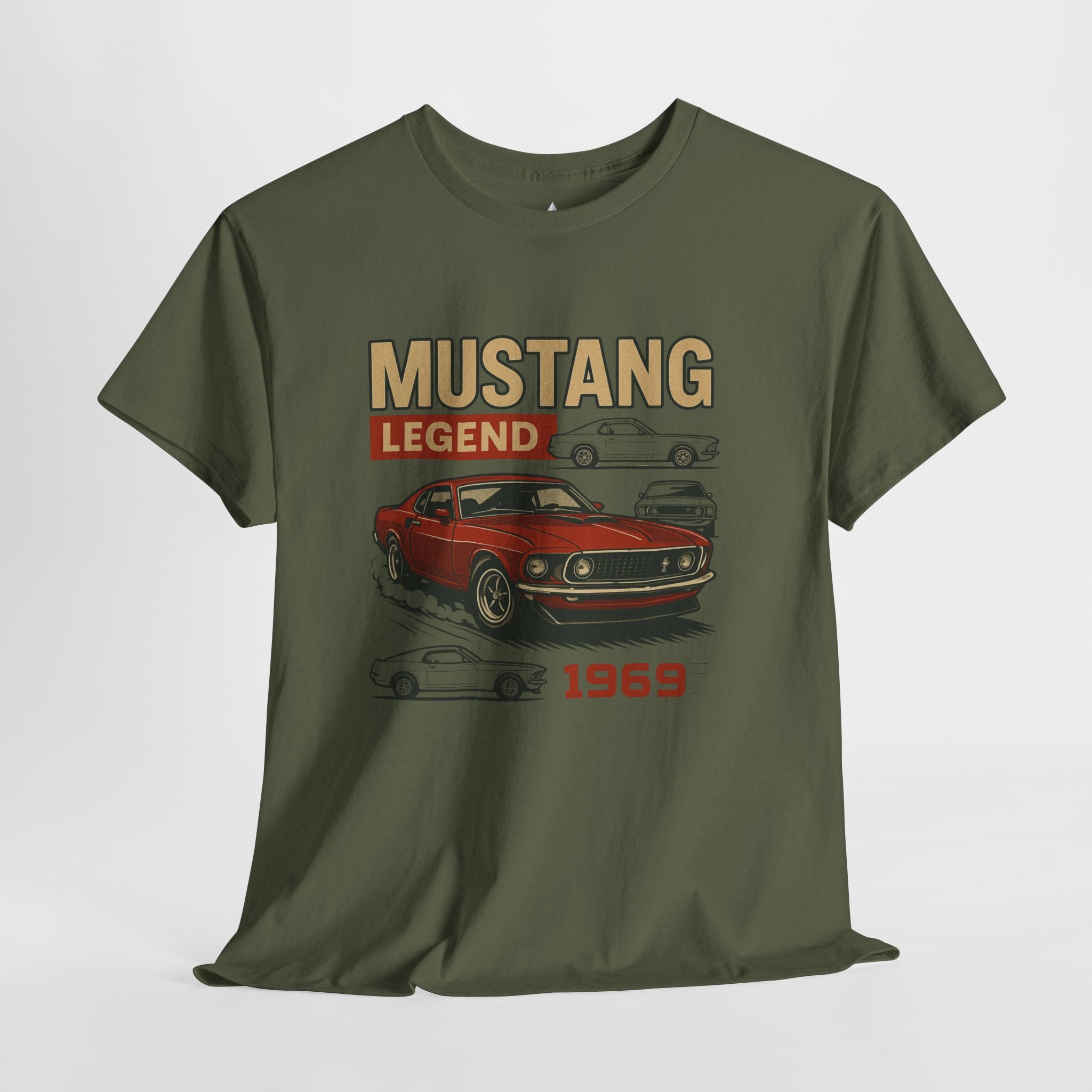 1969 Mustang Legend Unisex Heavy Cotton Tee