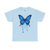 Blue Butterfly Art Unisex Heavy Cotton Tee