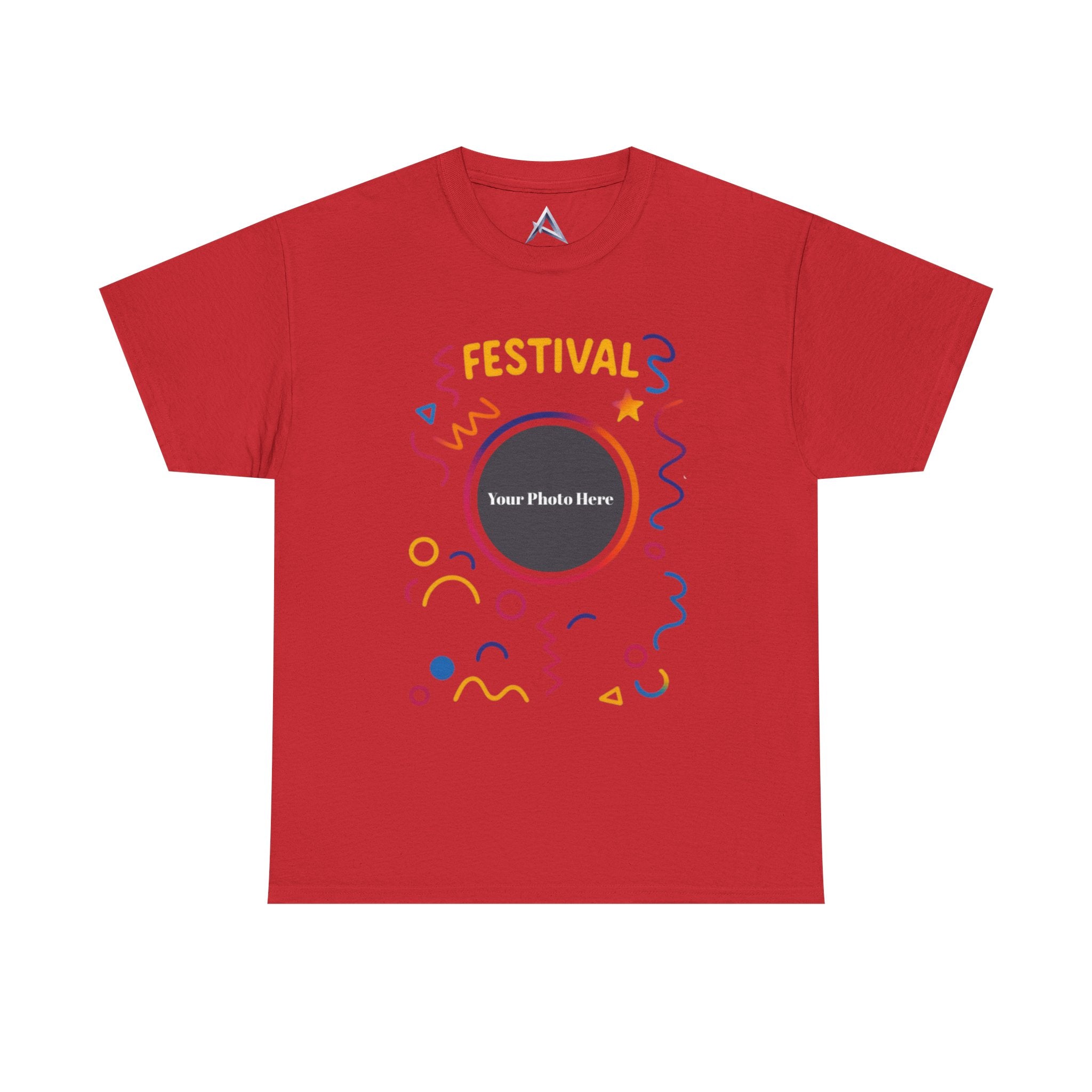 Festival Custom Photo Heavy Cotton Tee