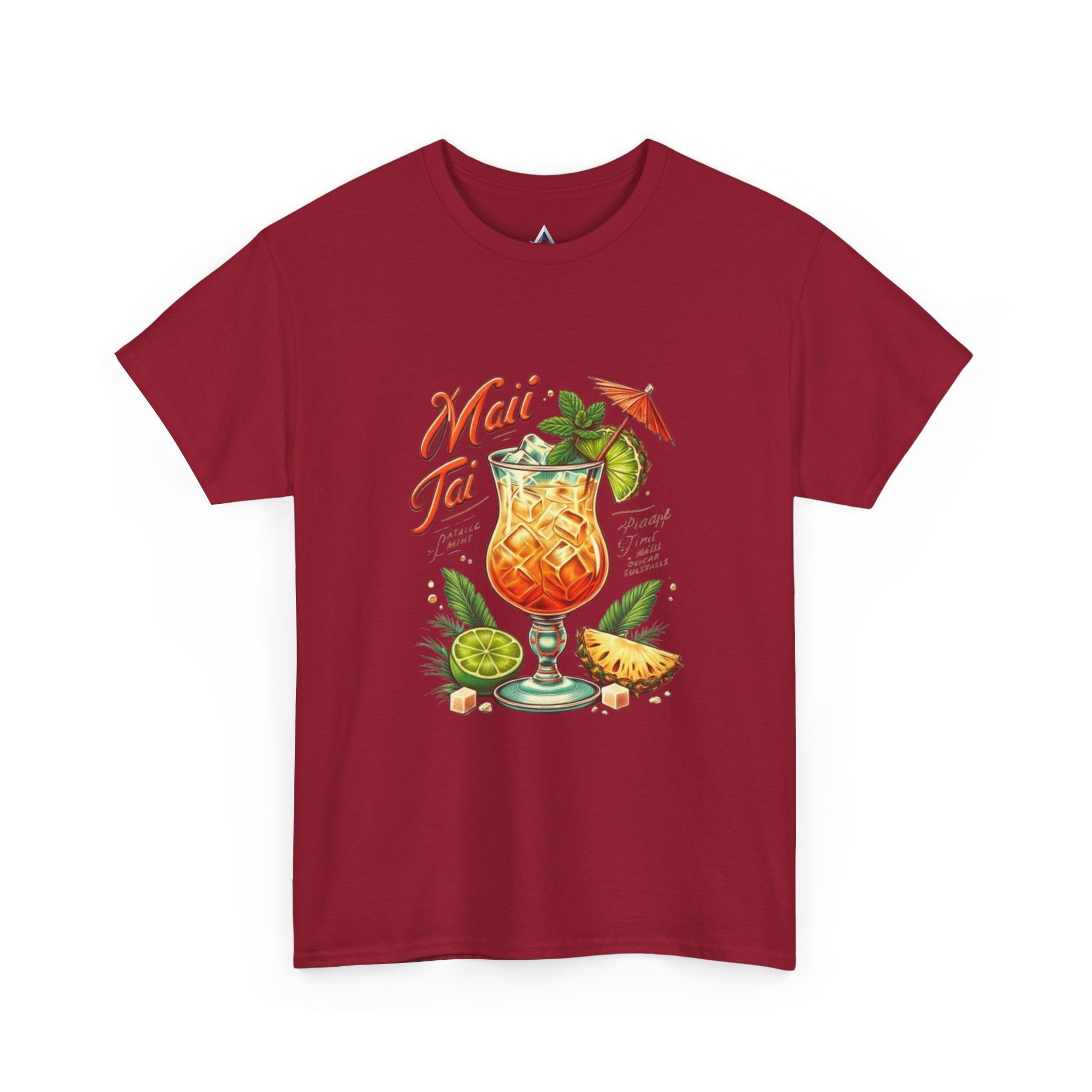 Maui Tai Cocktail Unisex Heavy Cotton Tee
