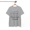 Romantic Couple Puzzle Custom Heavy Cotton Tee