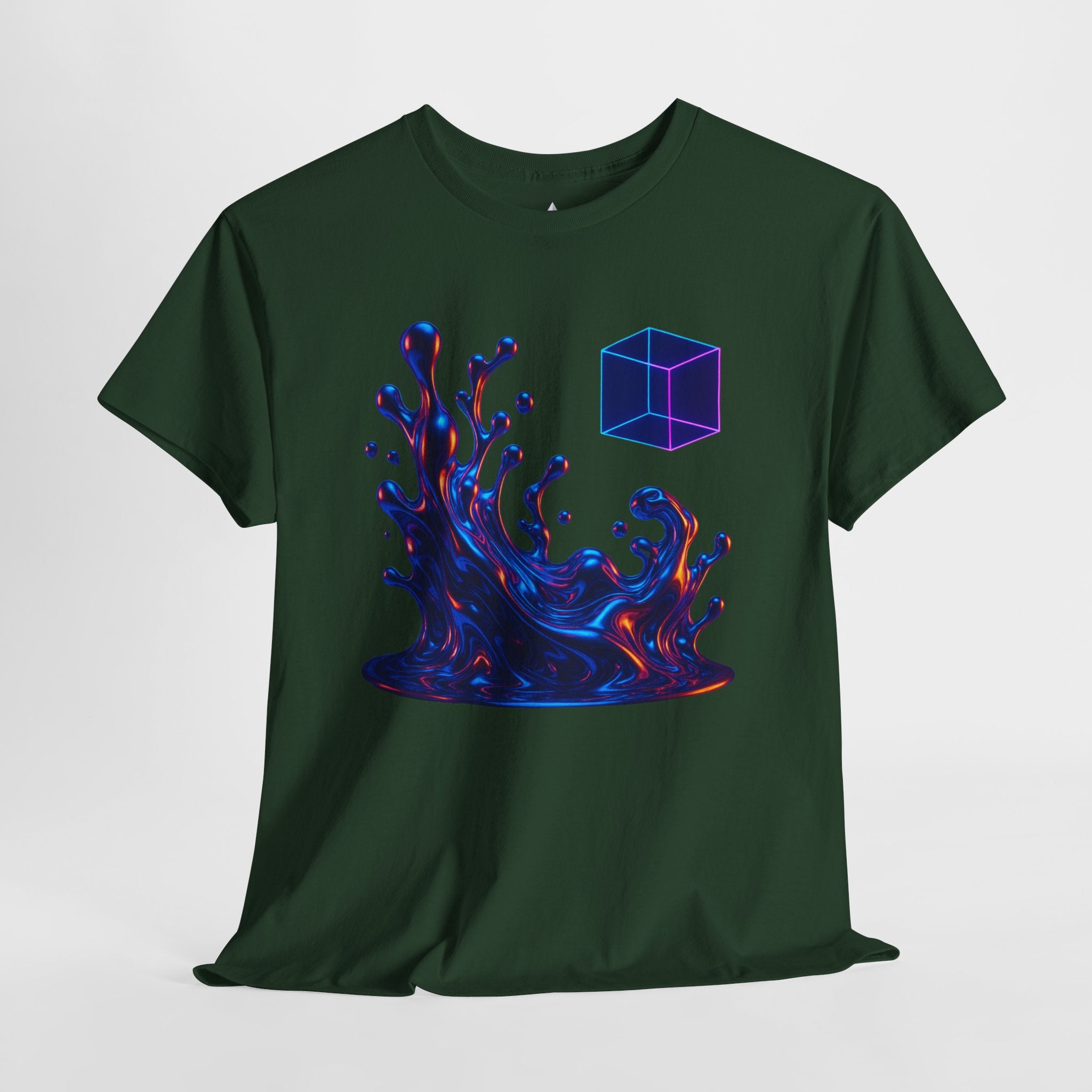 Vibrant Splash Art Unisex Heavy Cotton Tee