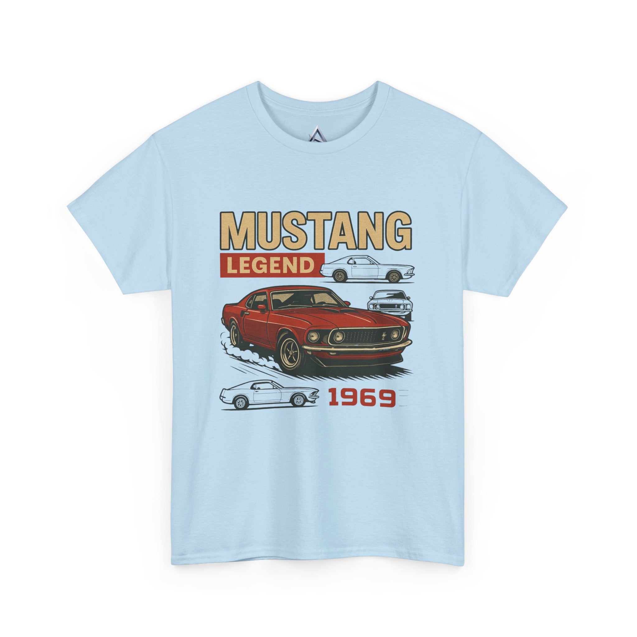 1969 Mustang Legend Unisex Heavy Cotton Tee