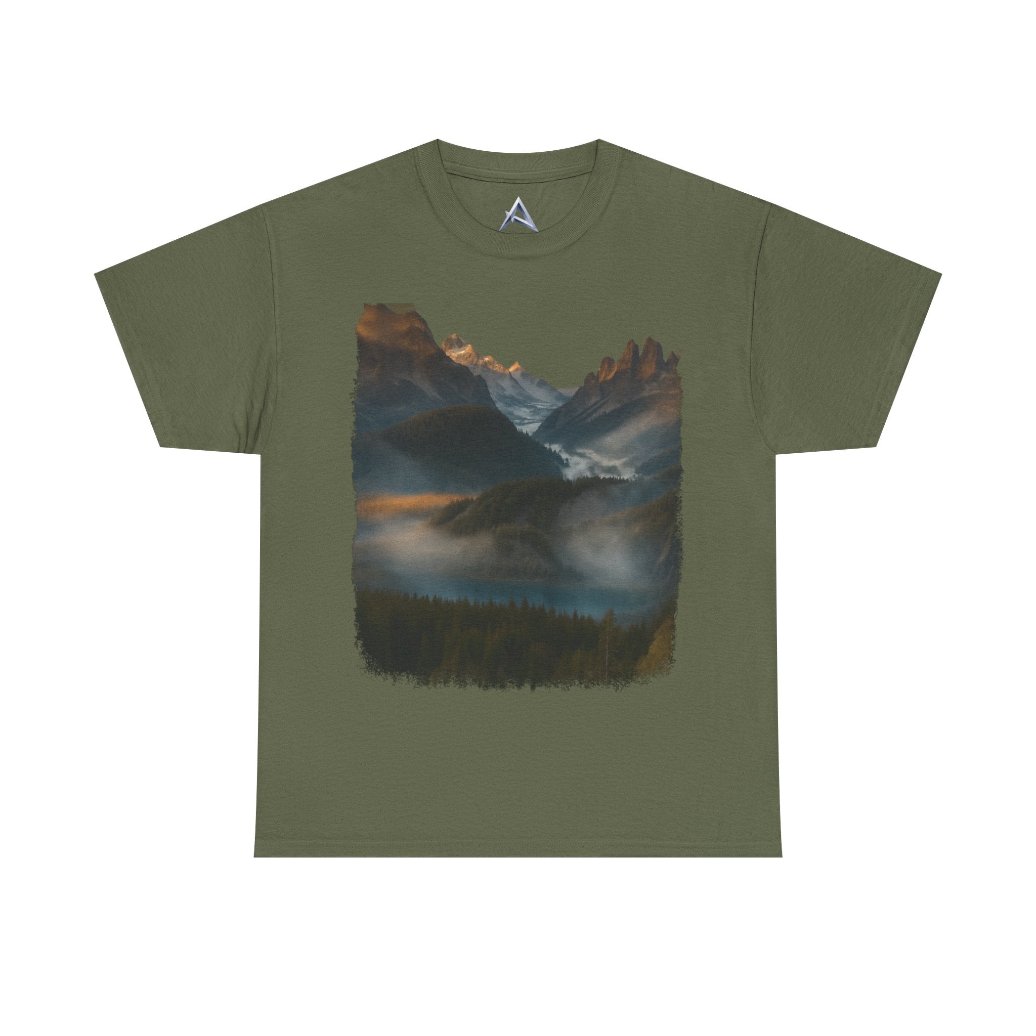 Nature-Inspired Unisex Heavy Cotton Tee, Outdoor, Adventure, Casual Wear, Gift for Nature Lovers, Hiking Merchandise