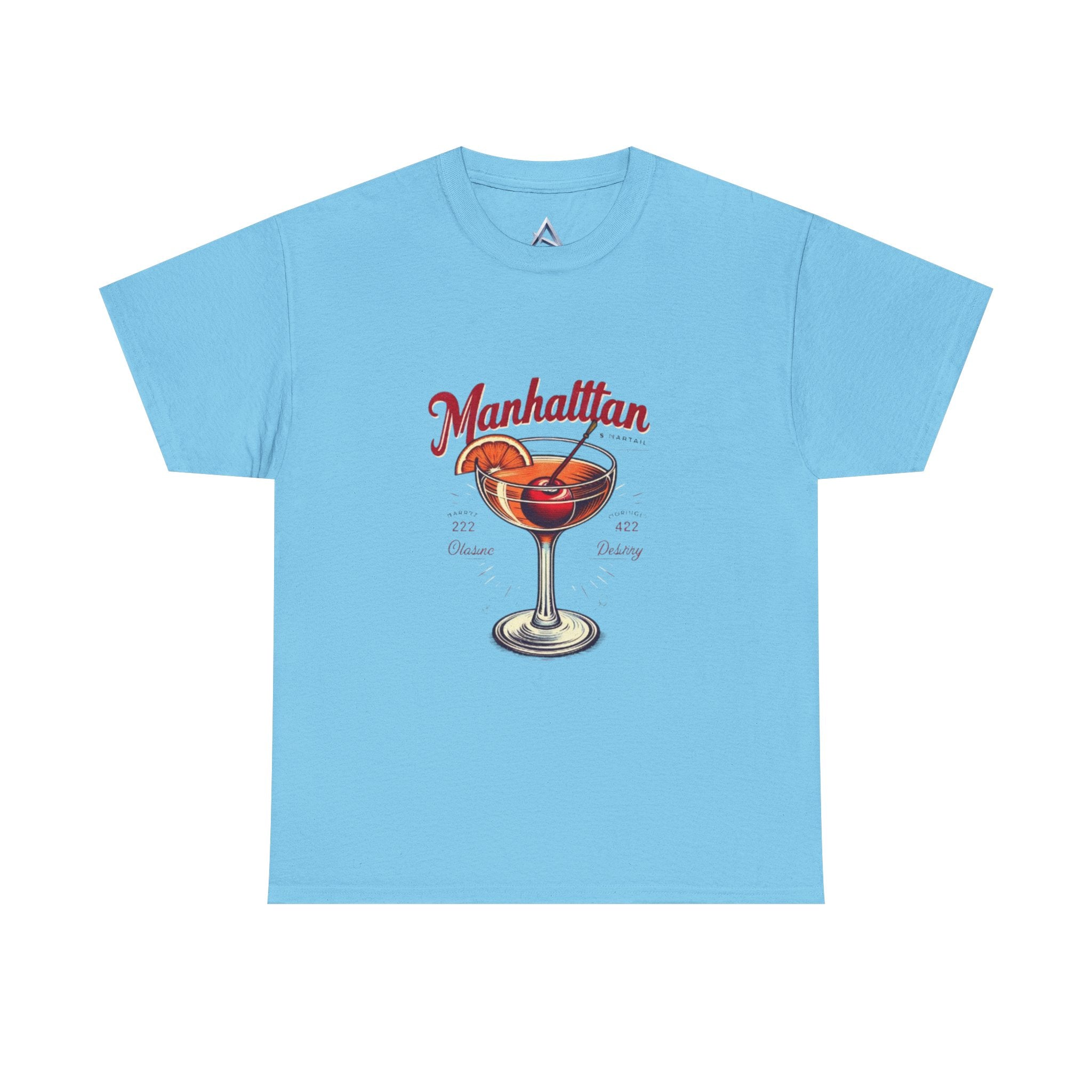 Manhattan Cocktail Unisex Heavy Cotton Tee
