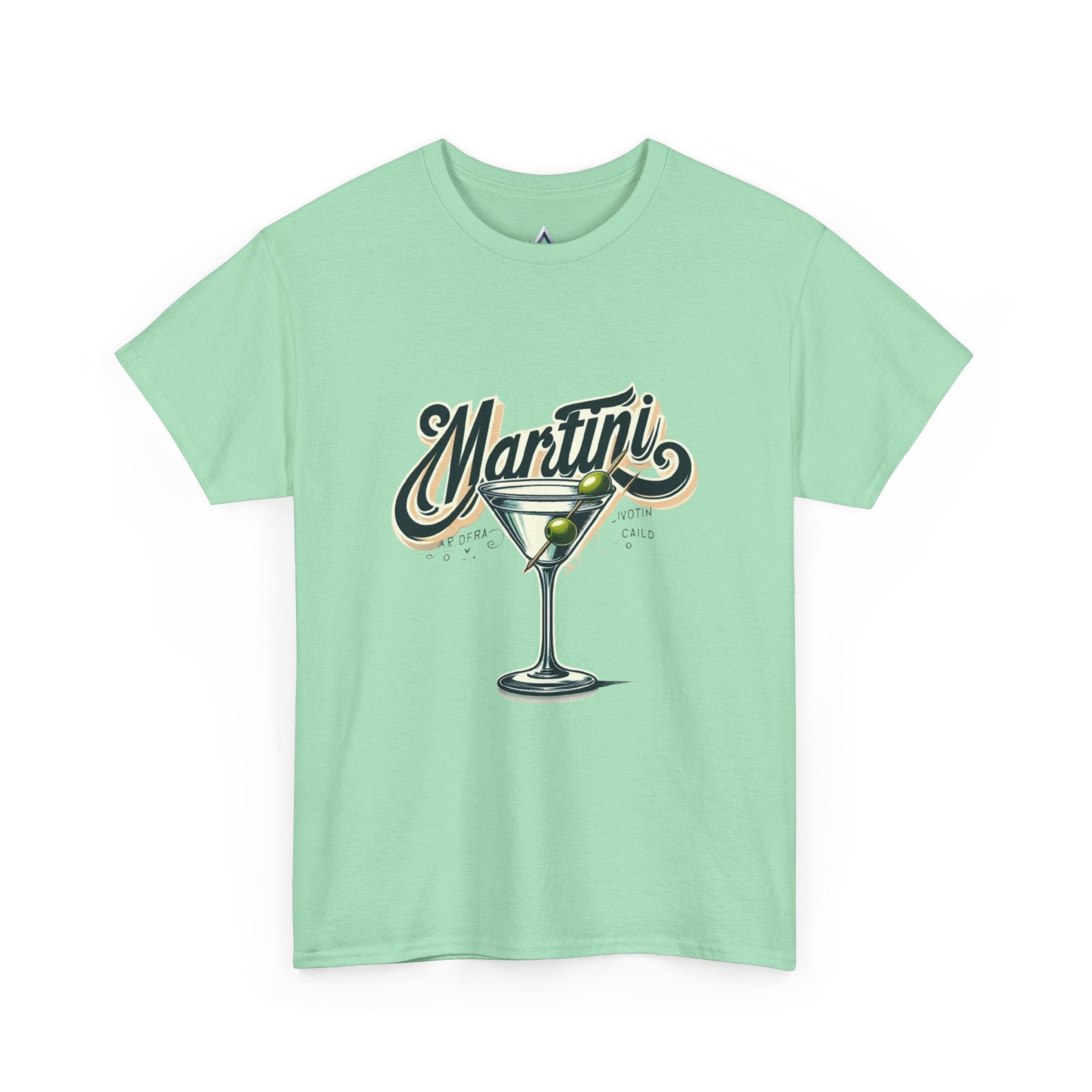Martini Cocktail Unisex Heavy Cotton Tee