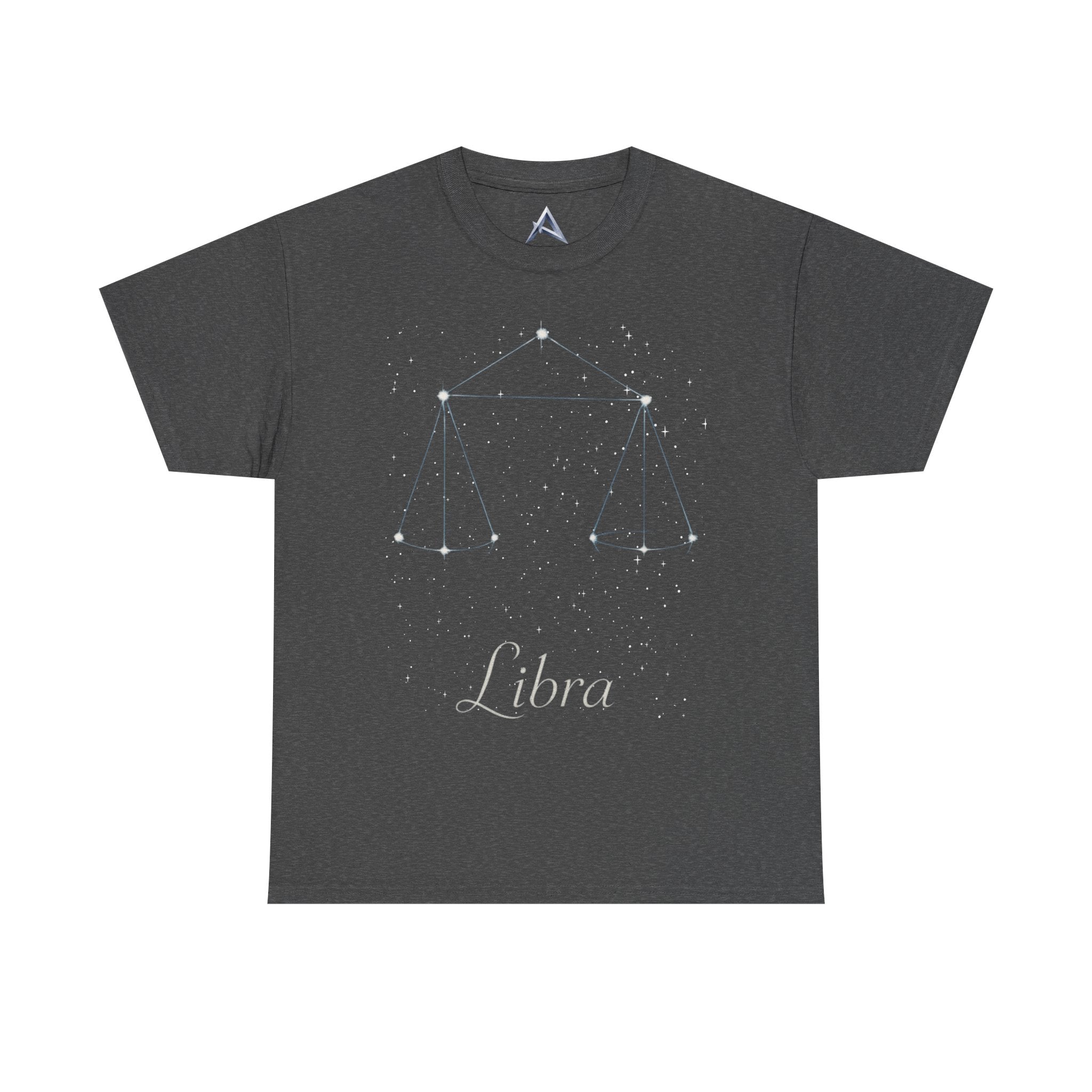 Libra Constellation Unisex Heavy Cotton Tee