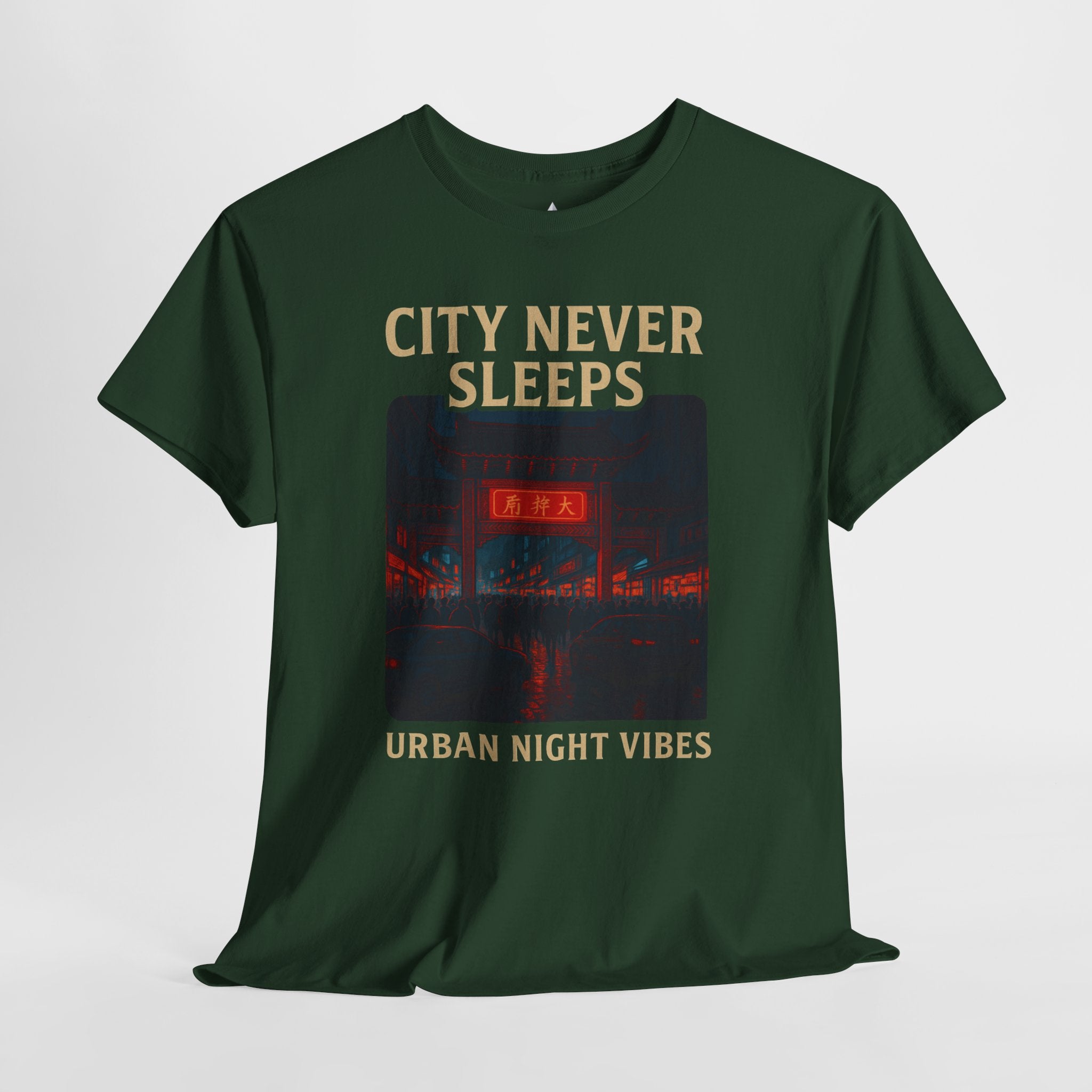 Urban City Night Vibes Unisex Heavy Cotton Tee