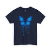 Blue Butterfly Art Unisex Heavy Cotton Tee